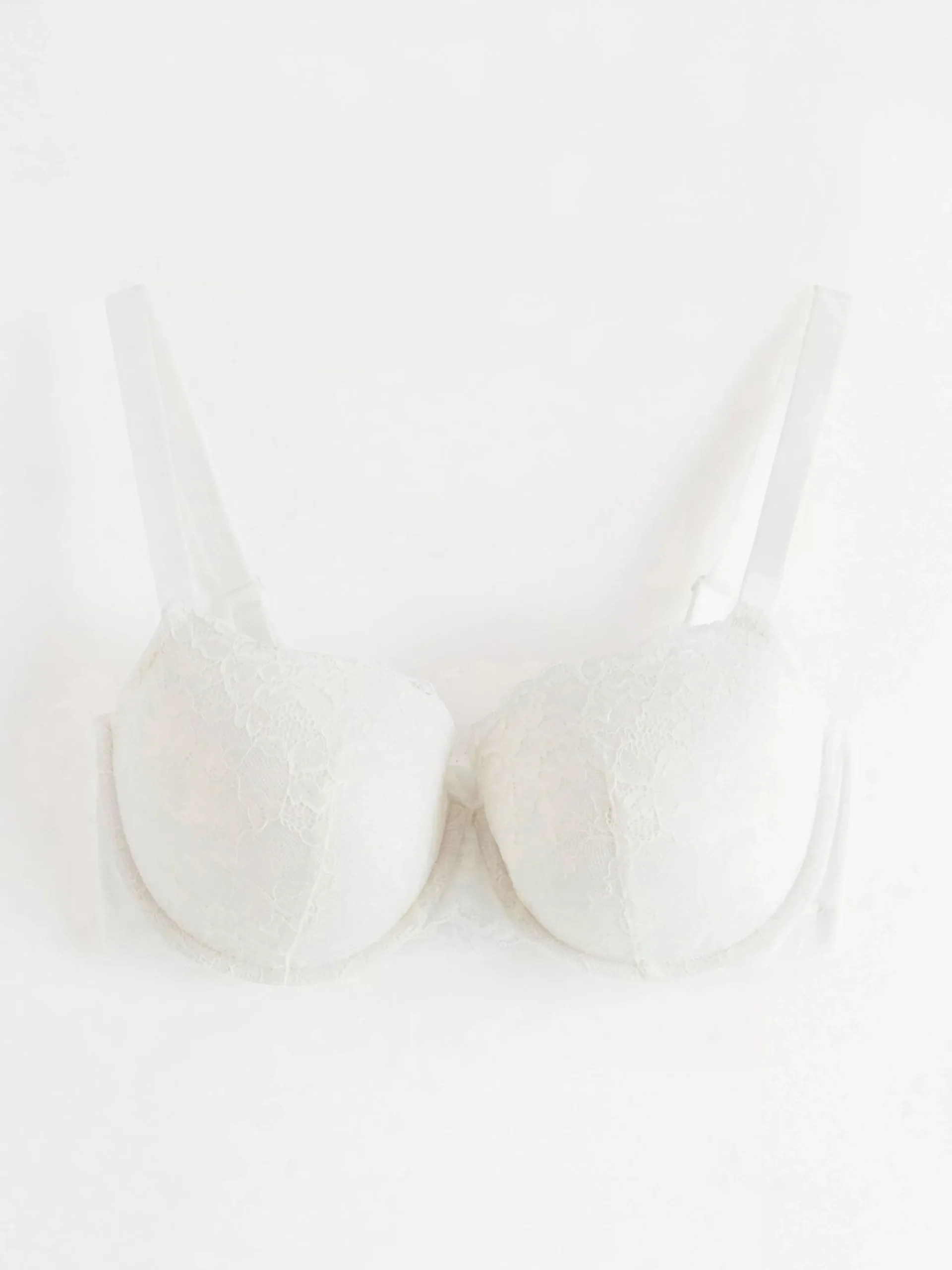 Bh>Lindex Akleja Balconette Bh Med Spets White