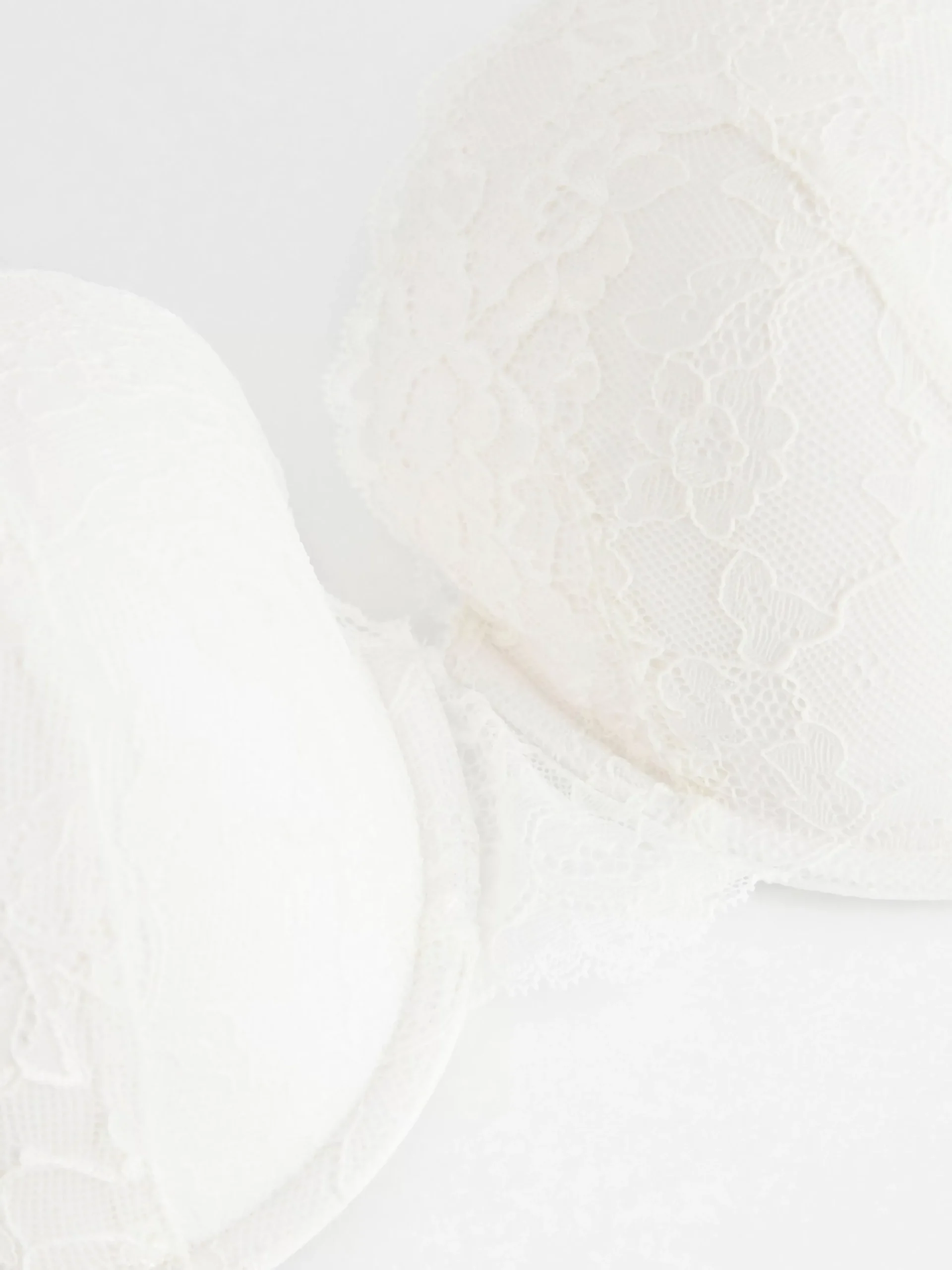 Bh>Lindex Akleja Balconette Bh Med Spets White
