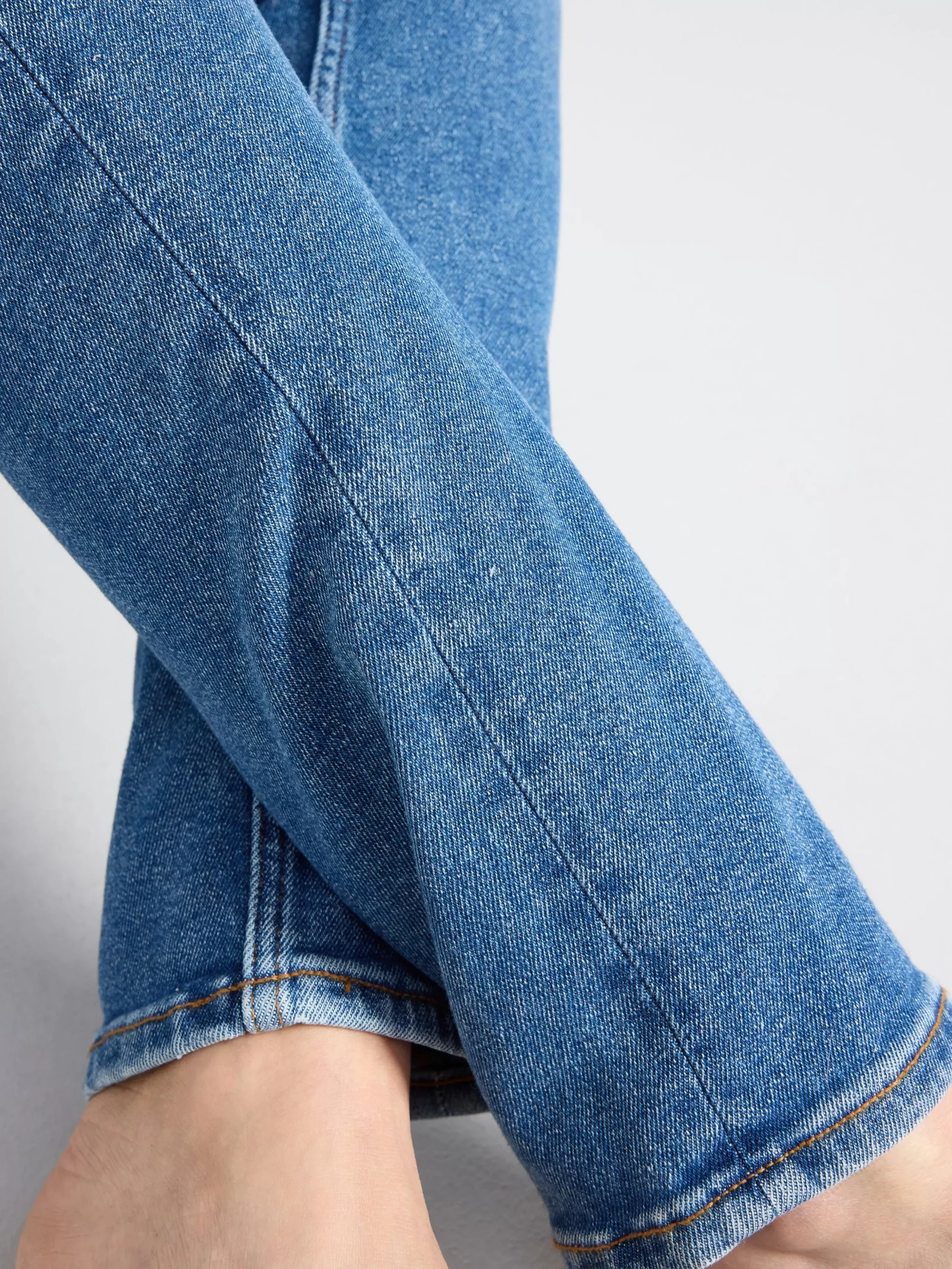 Jeans>Lindex Alba Slim Straight Jeans Denim Blue