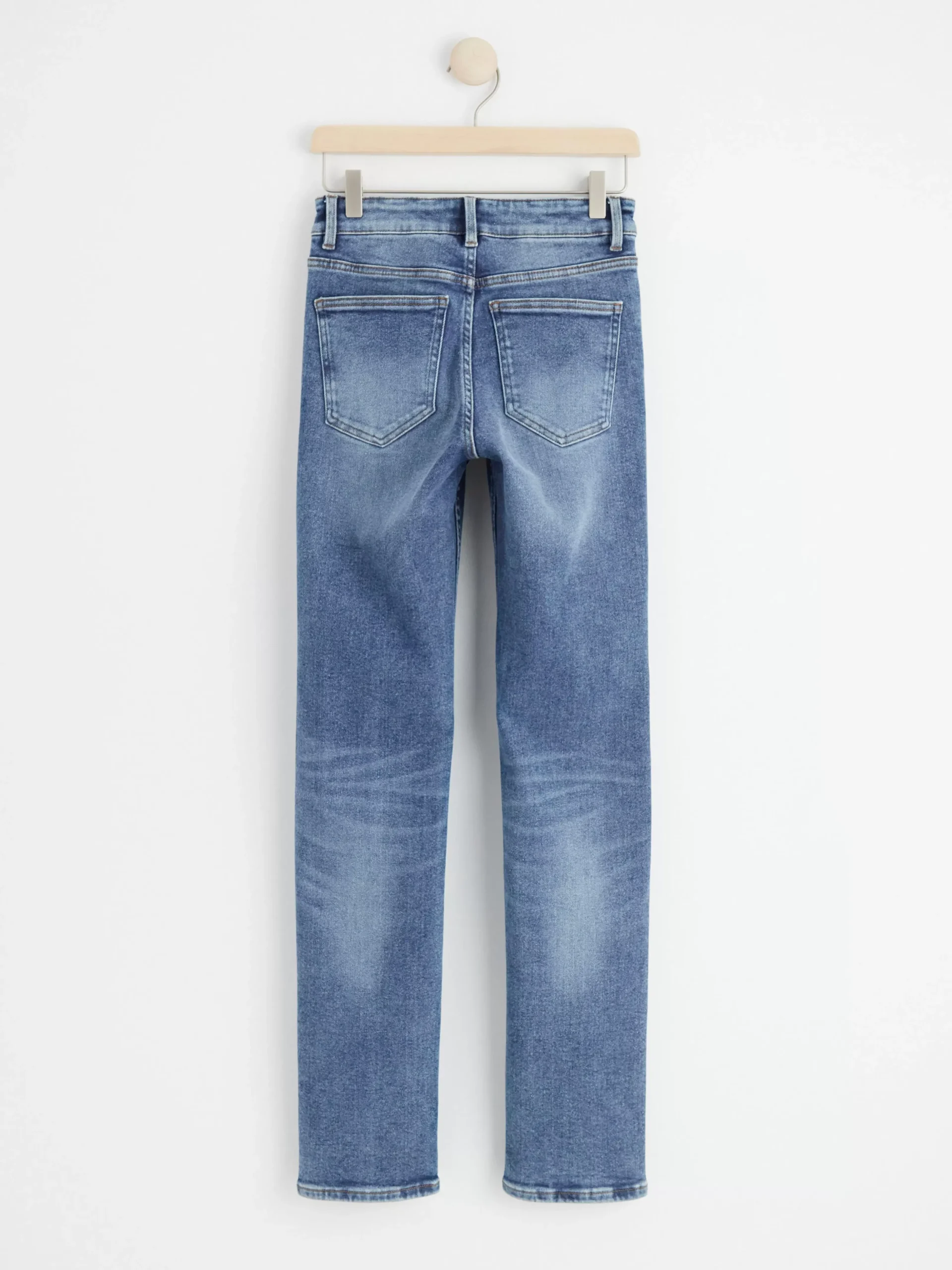 Jeans>Lindex Alba Slim Straight Jeans Denim Blue