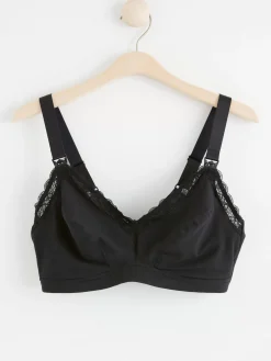 Bh>Lindex Amnings-Bh Med Spets Black