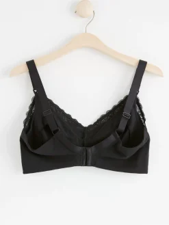 Bh>Lindex Amnings-Bh Med Spets Black