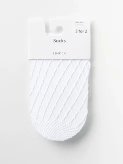 Strumpor>Lindex Ankelstrumpa I Fisknat White