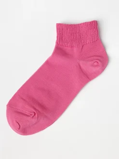 Strumpor>Lindex Ankelstrumpa I Lyocellblandning Dark Pink