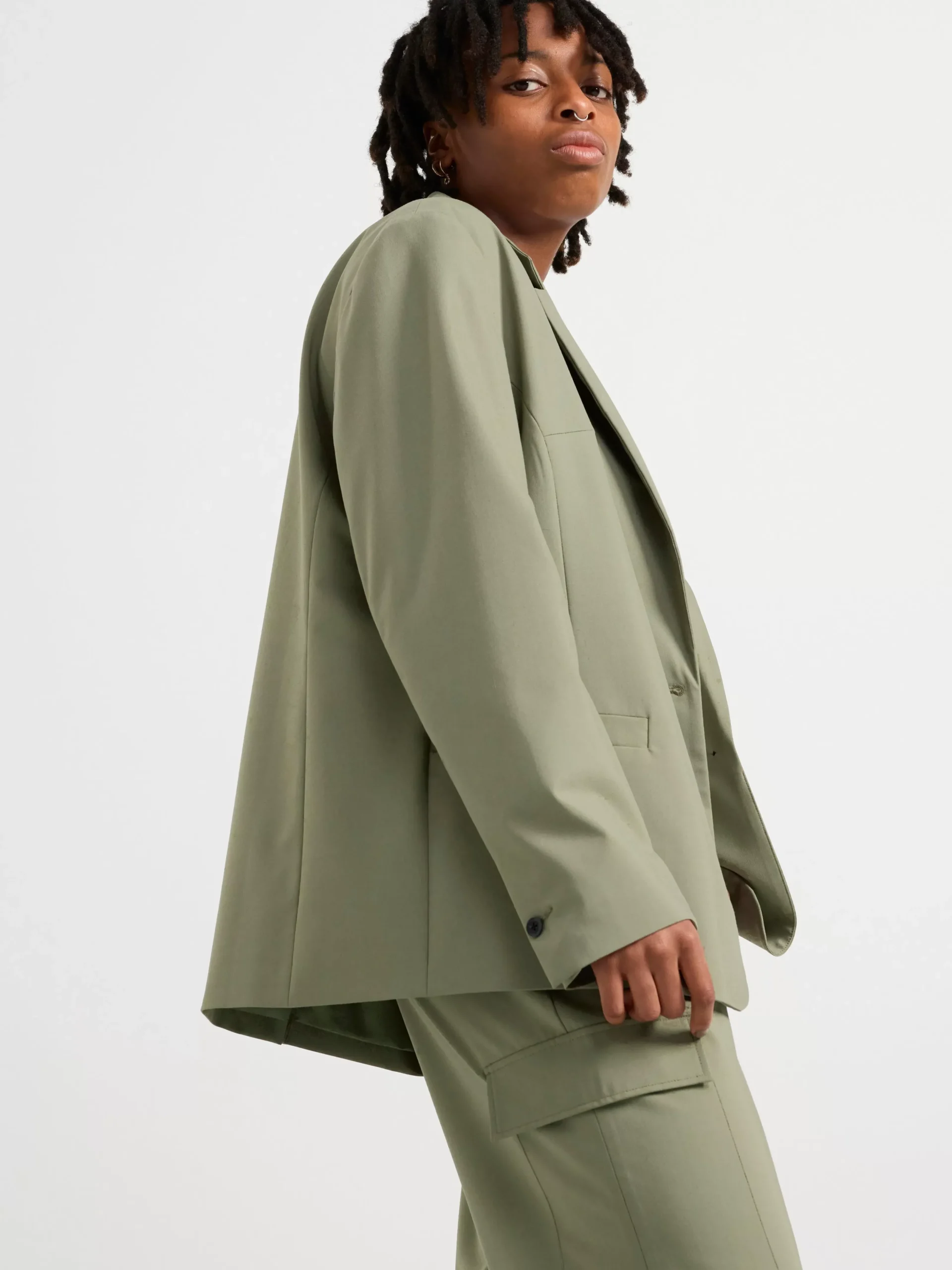 Toppar & T-Shirts>Lindex Armlos Topp I Stickad Linneblandning Light White