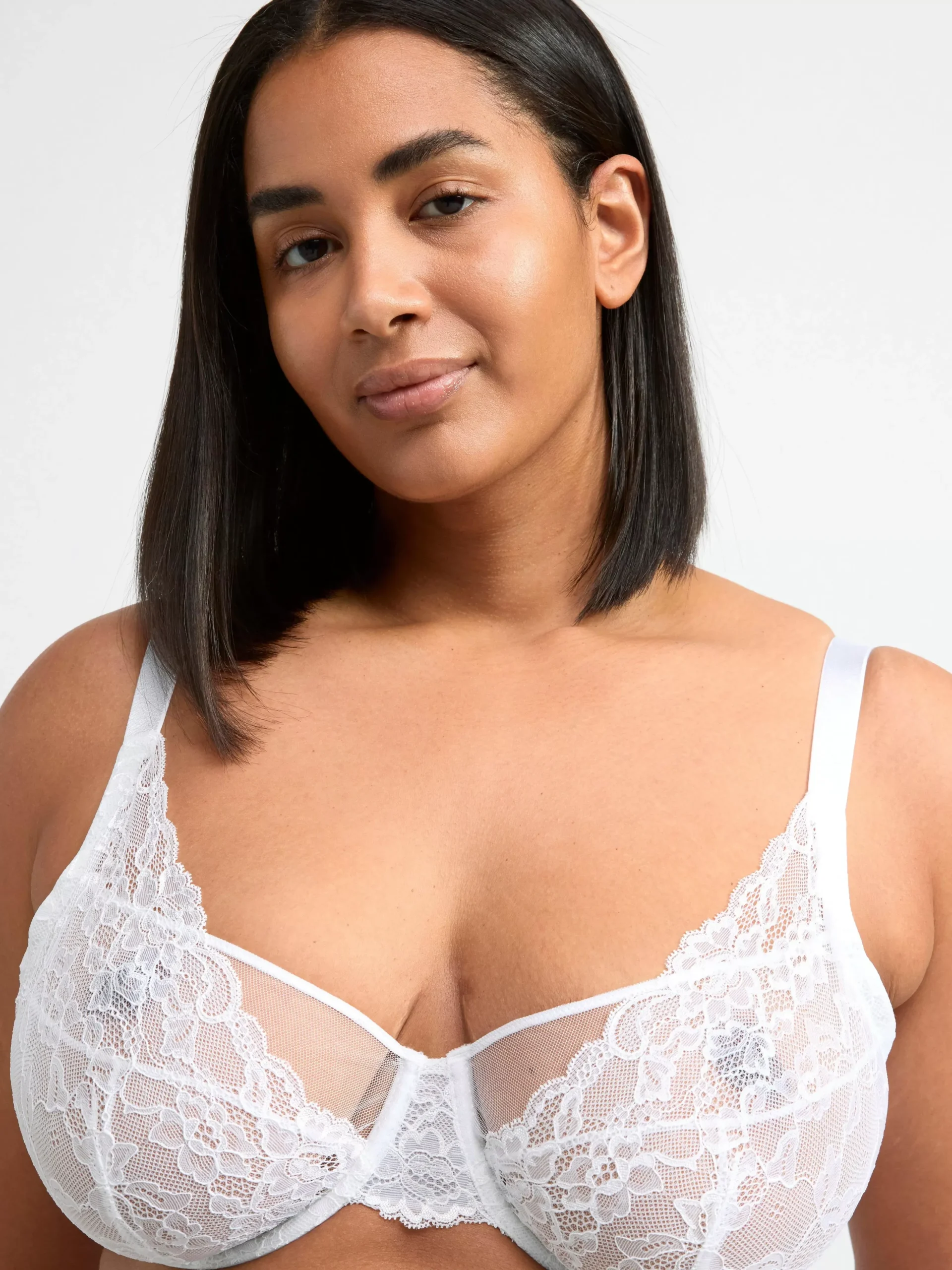 Bh>Lindex Aster Ovadderad Bh White