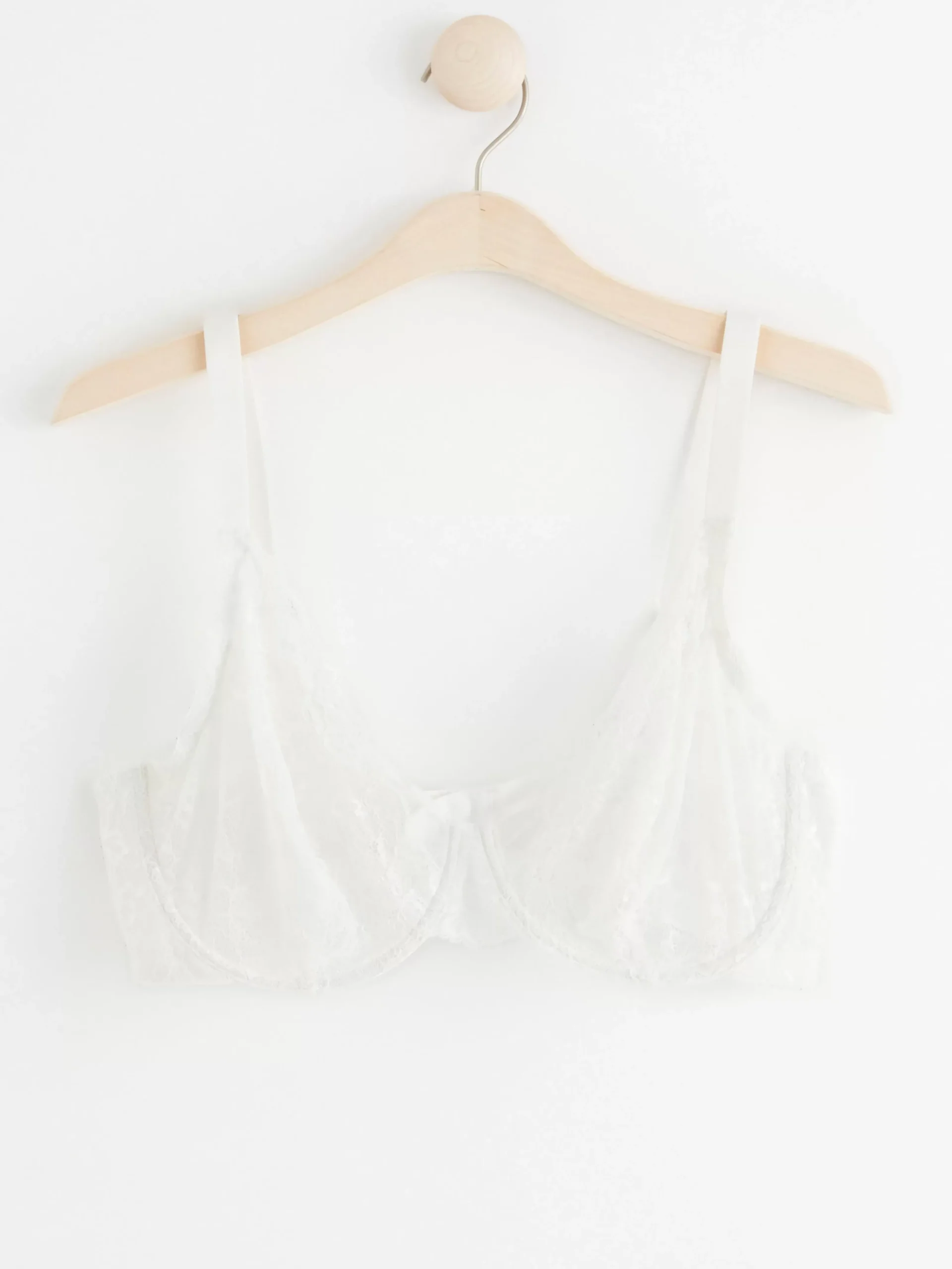 Bh>Lindex Aster Ovadderad Bh White