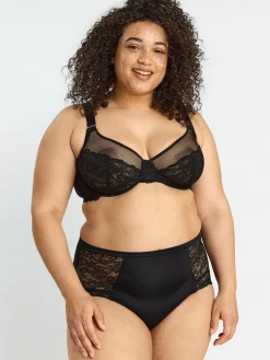 Bh>Lindex Aster Ovadderad Bh Black