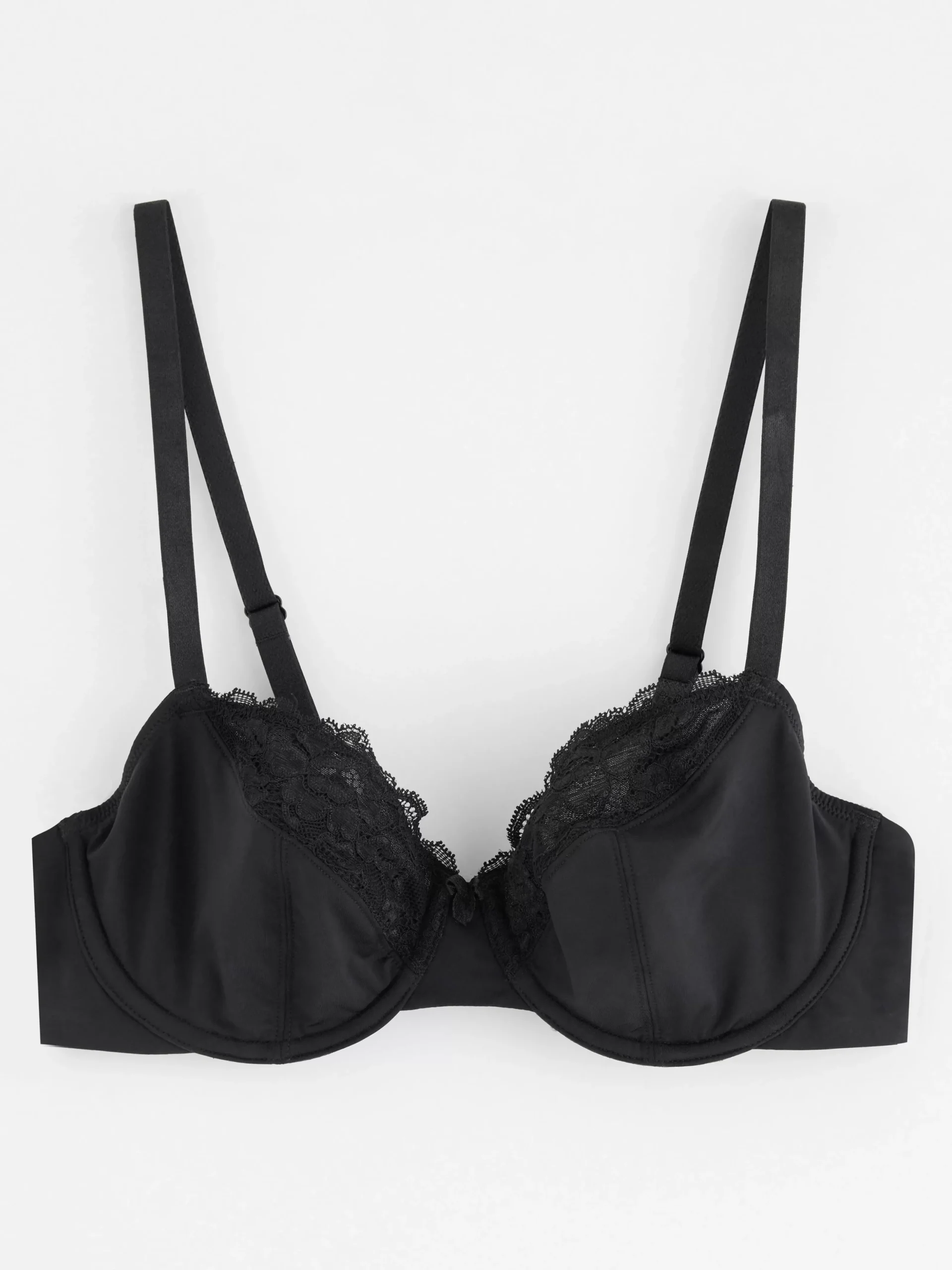 Bh>Lindex Aster Ovadderad Bh Black