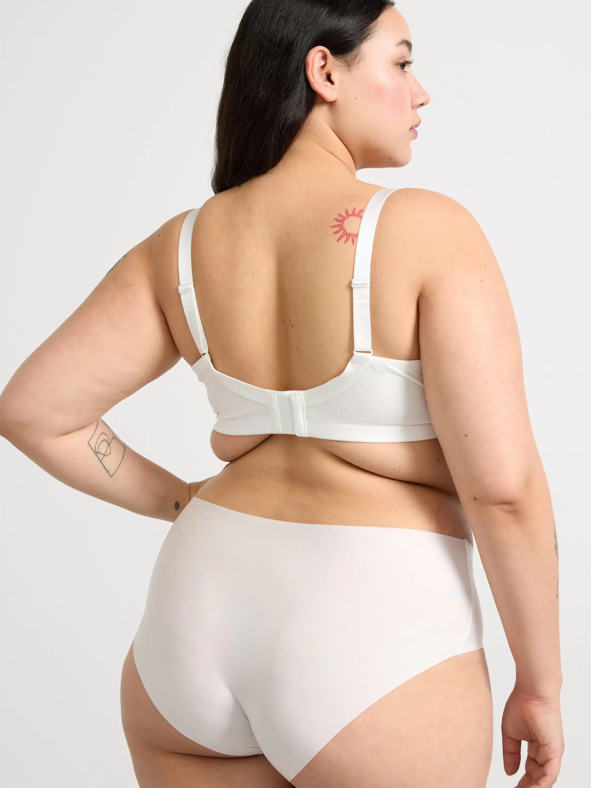 Bh>Lindex Aster Ovadderad Bh White