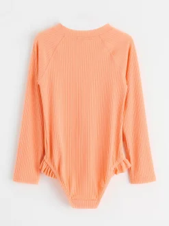 Badkläder & Uv>Lindex Baddrakt Med Solskydd I Upf 50+ Light Coral
