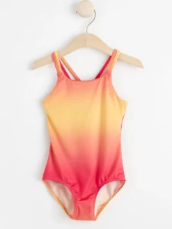 Badkläder & Uv>Lindex Baddrakt Med Tonade Farger Dark Pink