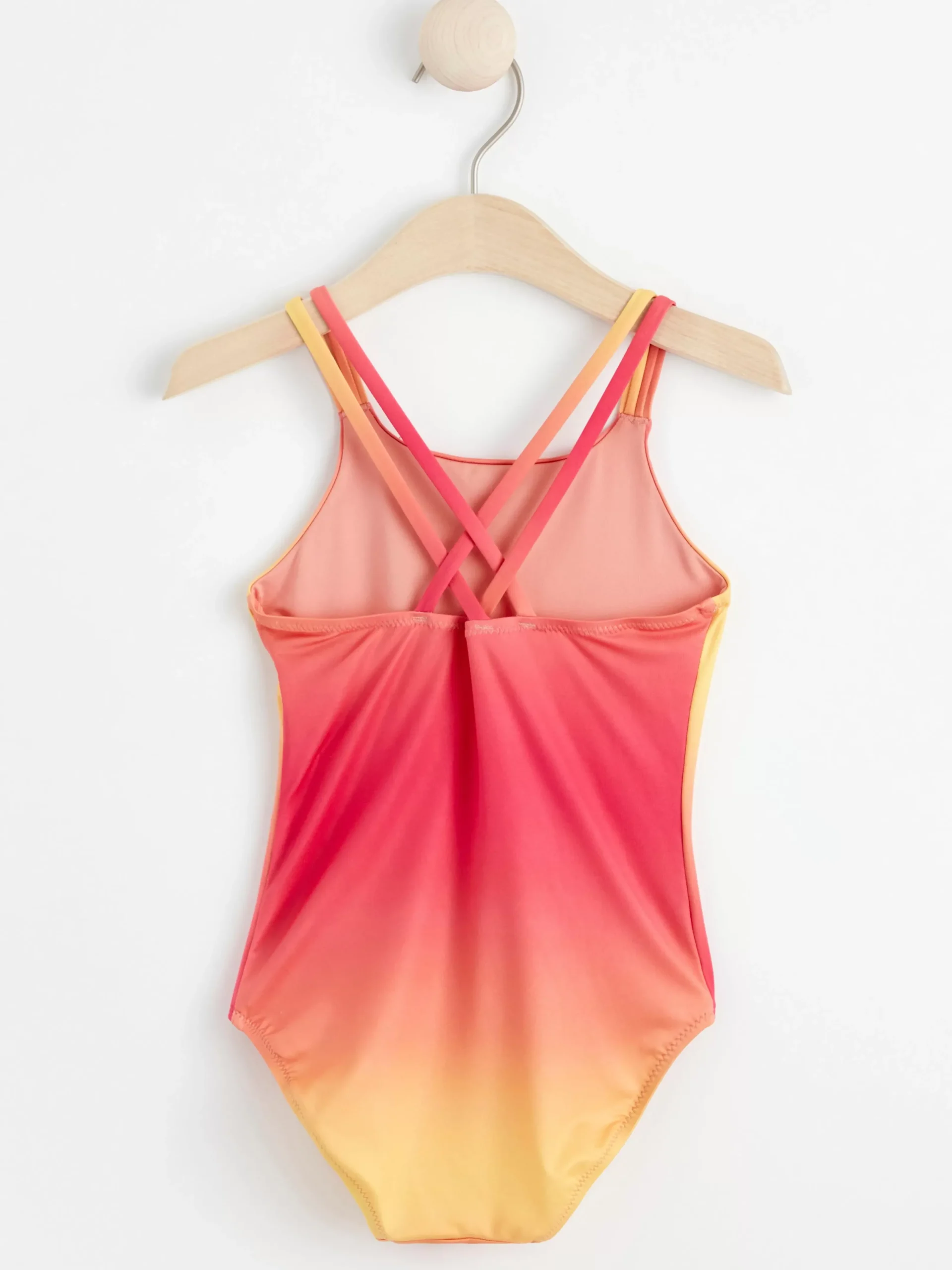 Badkläder & Uv>Lindex Baddrakt Med Tonade Farger Dark Pink