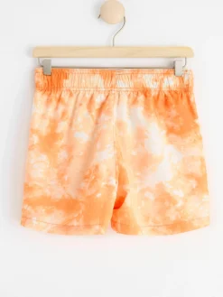 Badkläder & Uv>Lindex Badshorts Med Batikmonster Light Dusty Orange