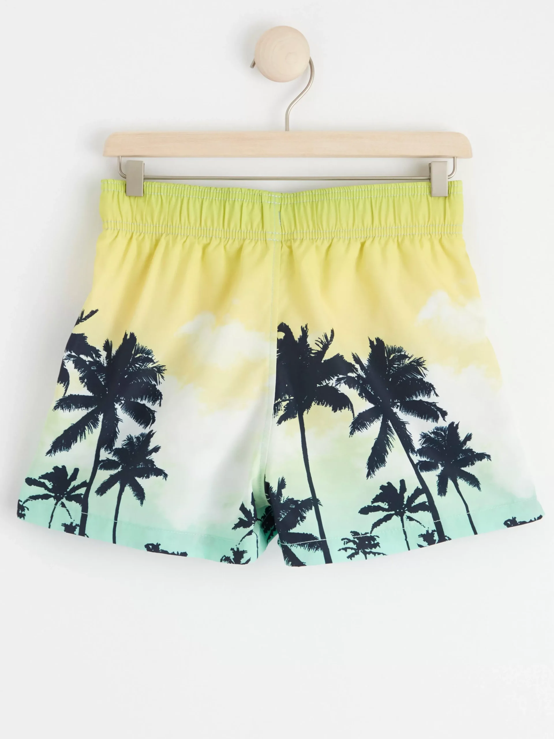 Badkläder & Uv>Lindex Badshorts Med Palmer Light Aqua