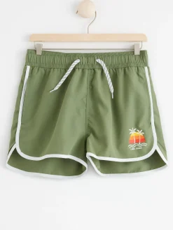 Badkläder & Uv>Lindex Badshorts Med Surfmotiv Khaki