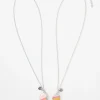 Accessoarer>Lindex Basta Kompis-Halsband Med Regnbagshjarta Silver