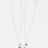 Accessoarer>Lindex Basta Kompis-Halsband Med Yin Och Yang Silver
