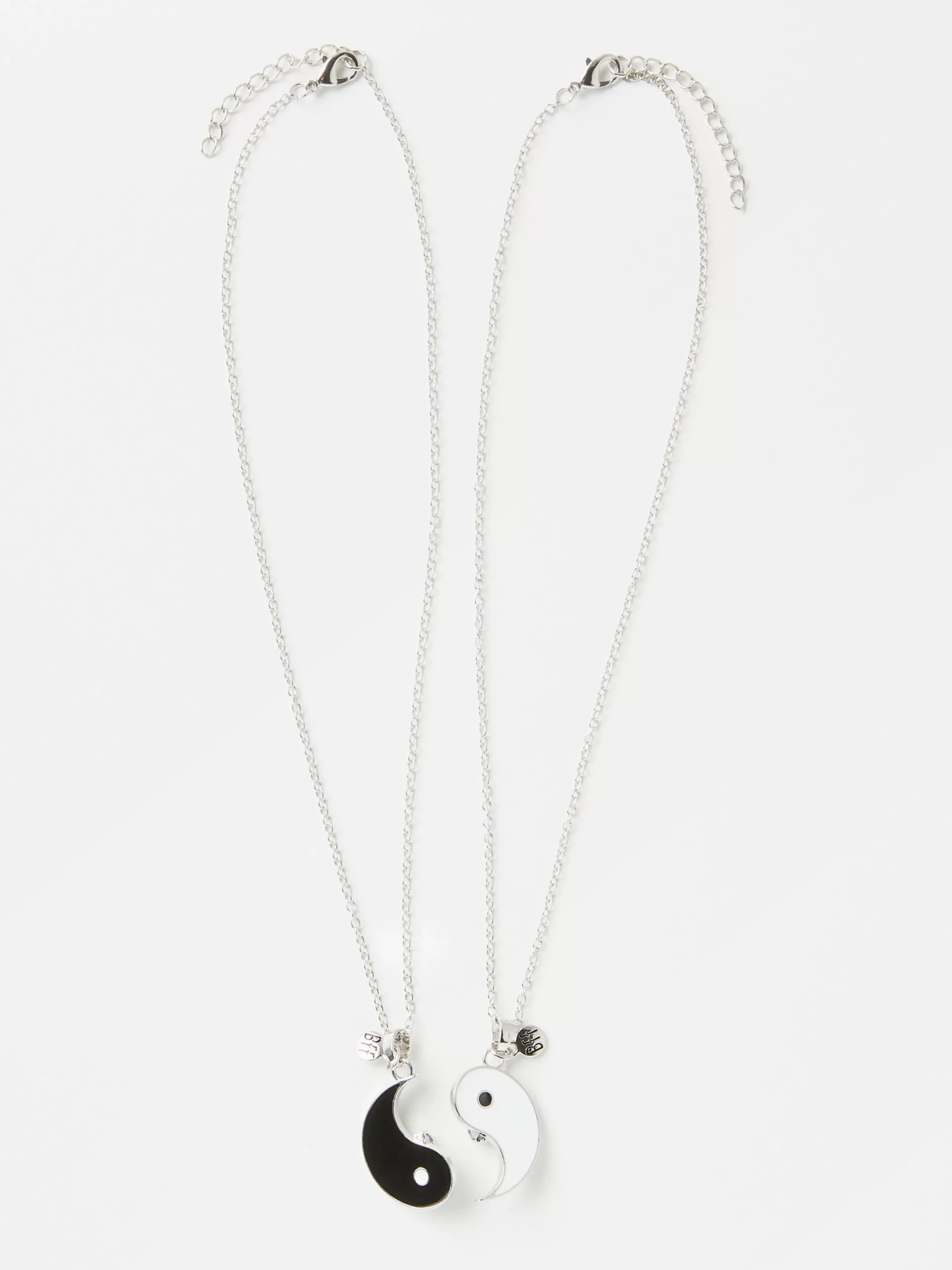 Accessoarer>Lindex Basta Kompis-Halsband Med Yin Och Yang Silver