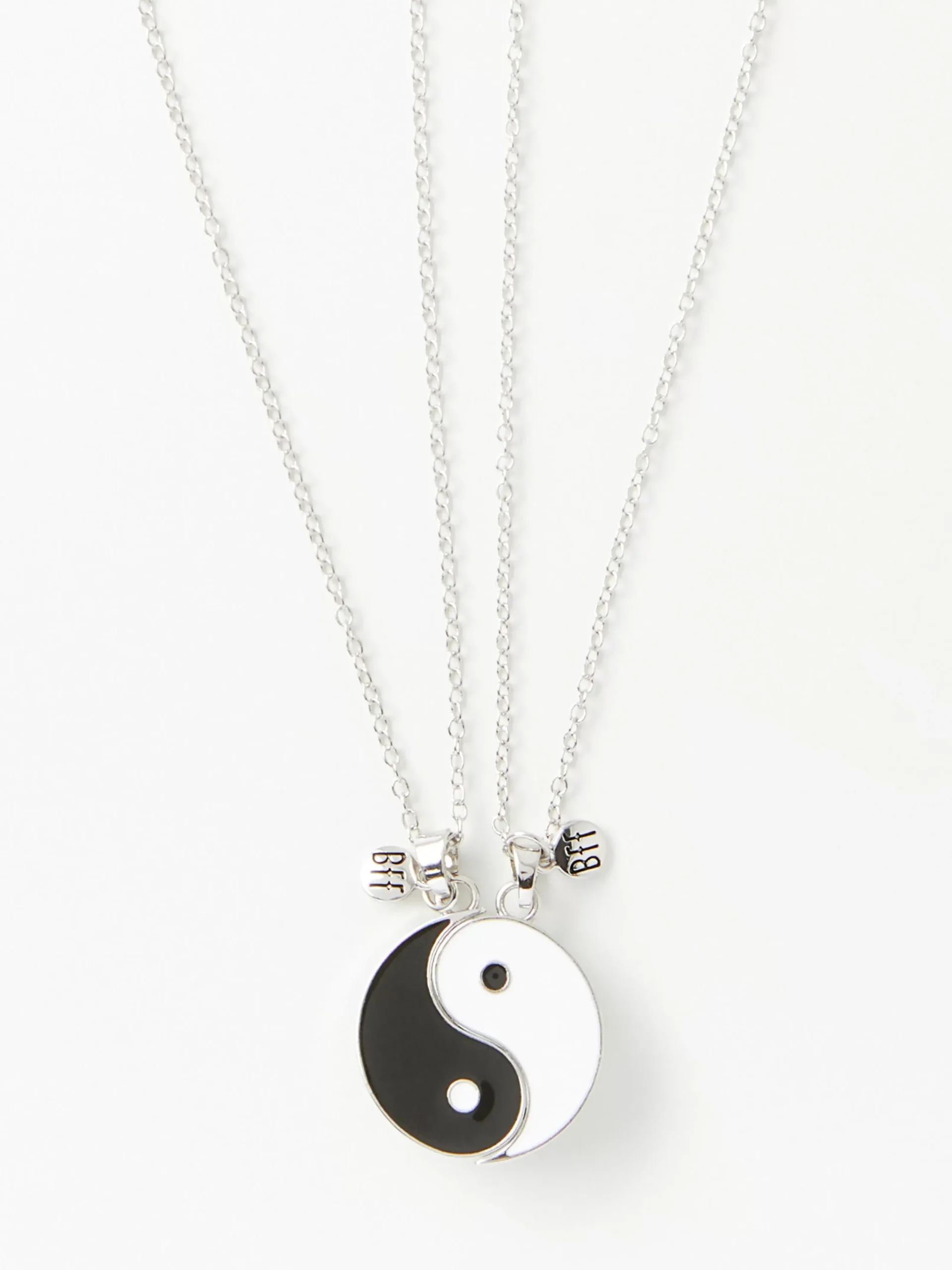 Accessoarer>Lindex Basta Kompis-Halsband Med Yin Och Yang Silver