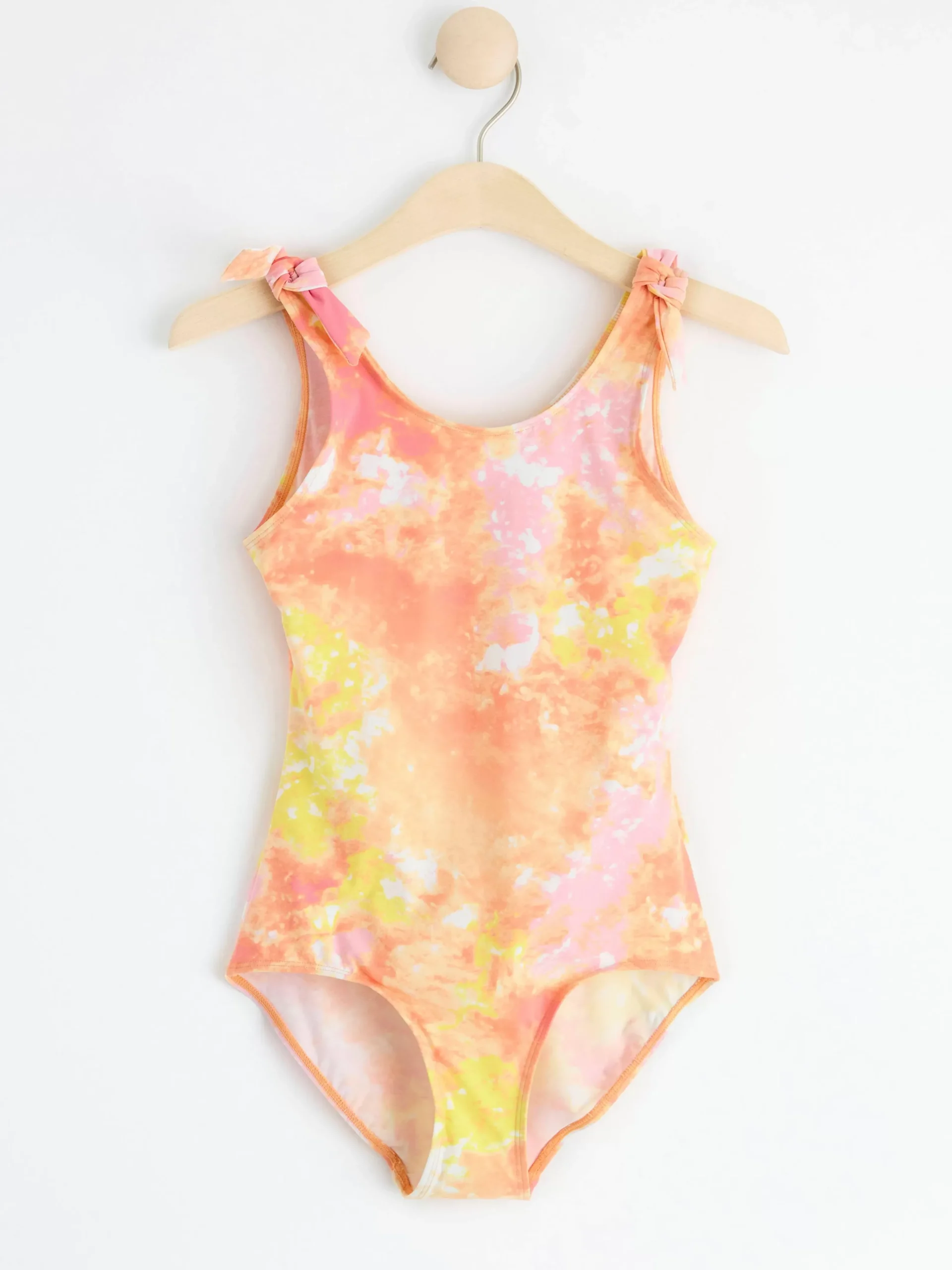 Badkläder & Uv>Lindex Batikmonstrad Baddrakt Light Coral