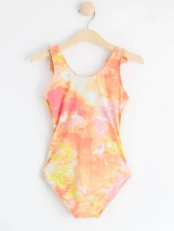 Badkläder & Uv>Lindex Batikmonstrad Baddrakt Light Coral