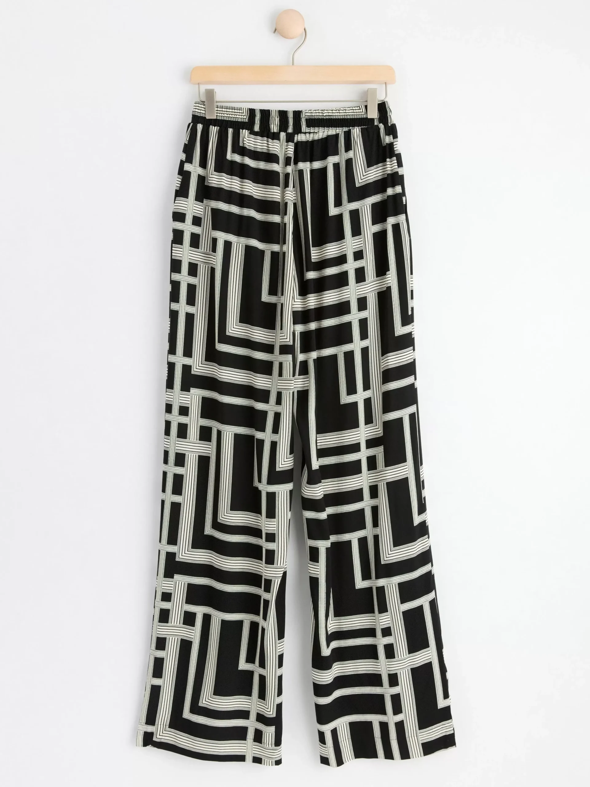 Byxor>Lindex Bella Rak Monstrad Byxa Black