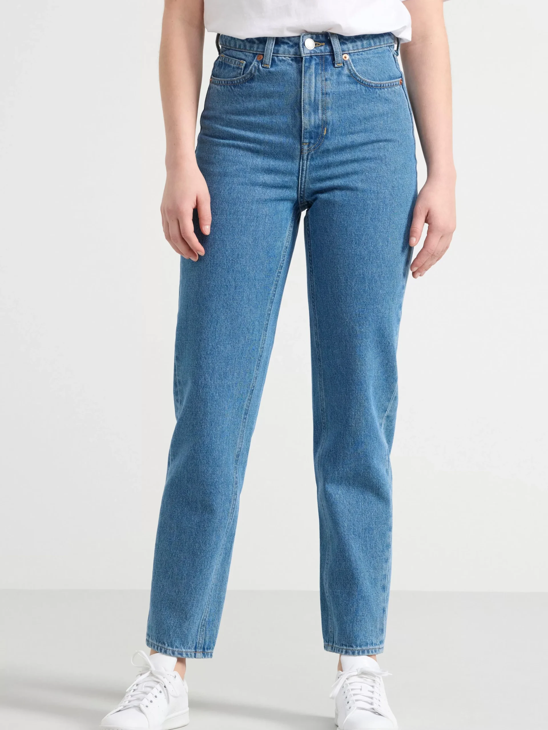 Jeans>Lindex Betty High Waist Jeans Denim Blue