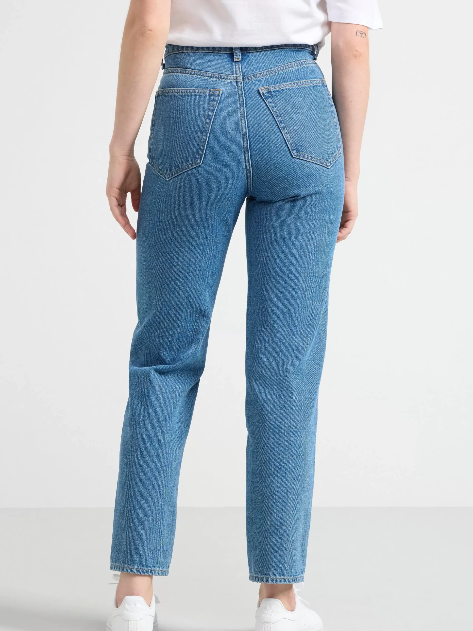 Jeans>Lindex Betty High Waist Jeans Denim Blue