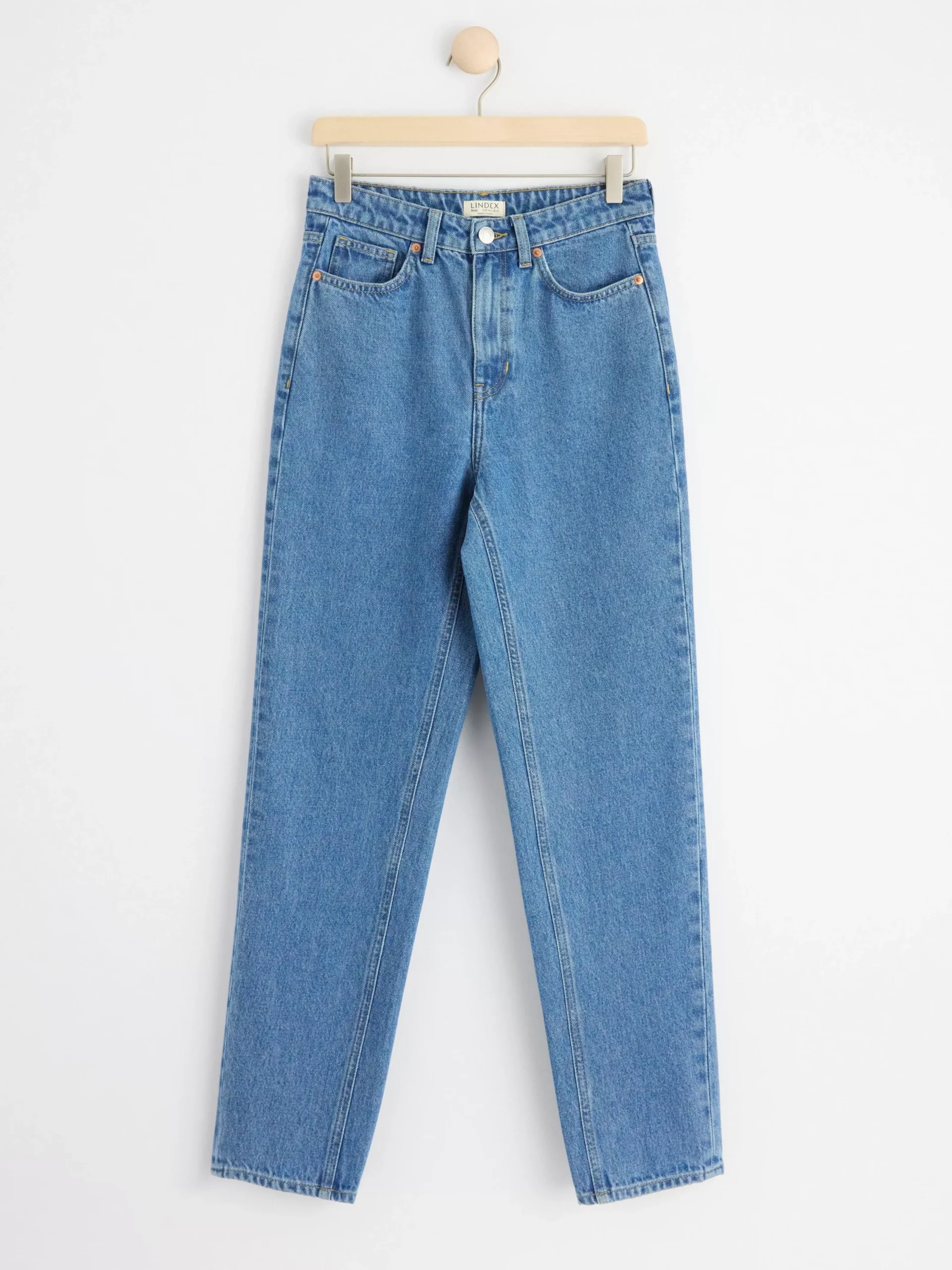 Jeans>Lindex Betty High Waist Jeans Denim Blue
