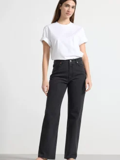 Jeans>Lindex Betty Raka High Waist Jeans Black