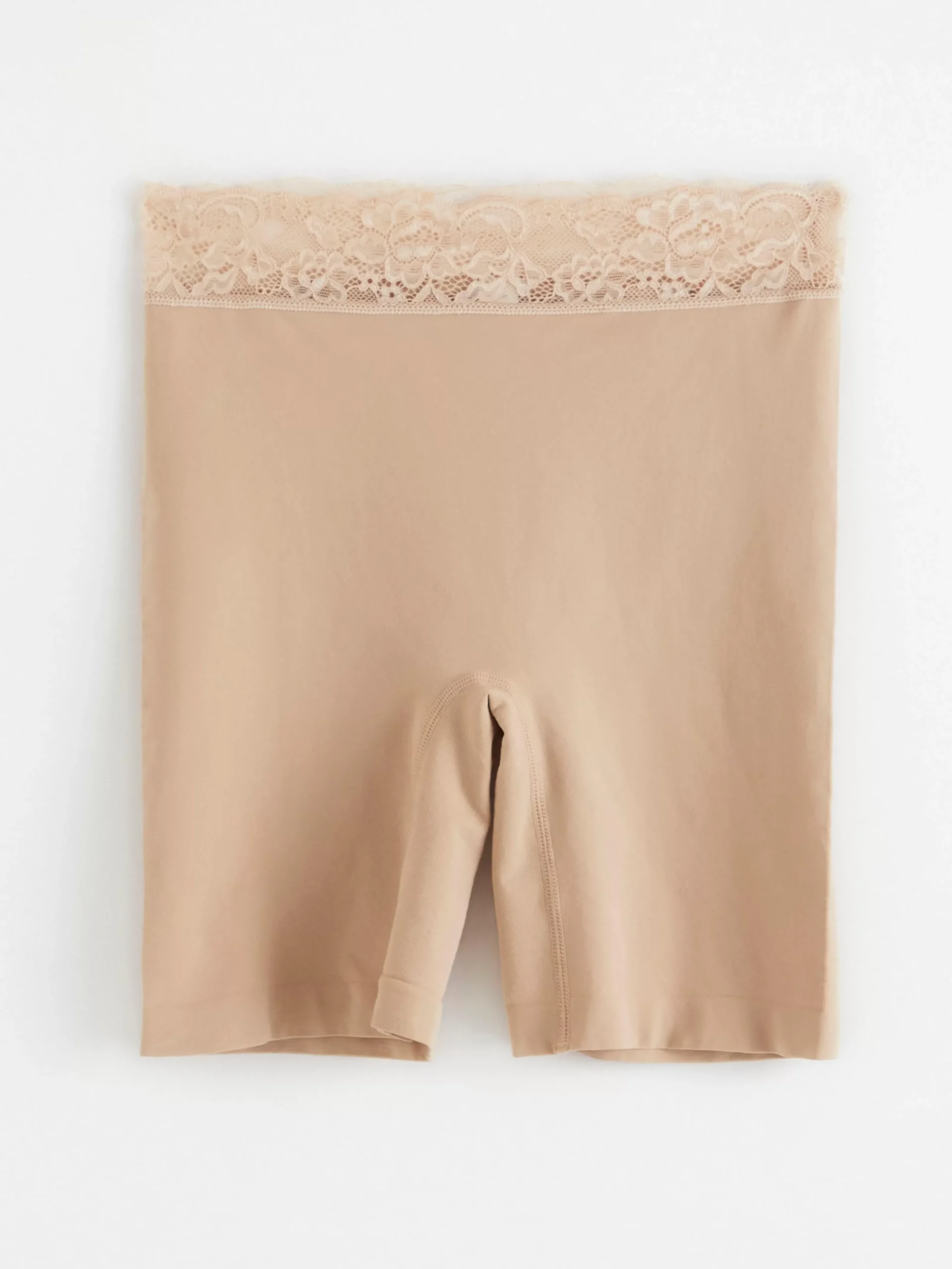 Trosor>Lindex Biker Trosa Med Hog Midja Beige