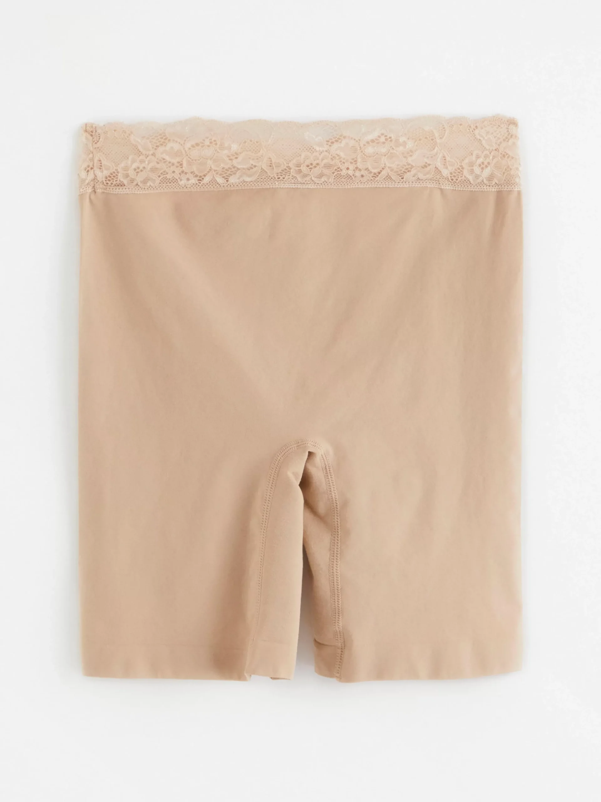 Trosor>Lindex Biker Trosa Med Hog Midja Beige