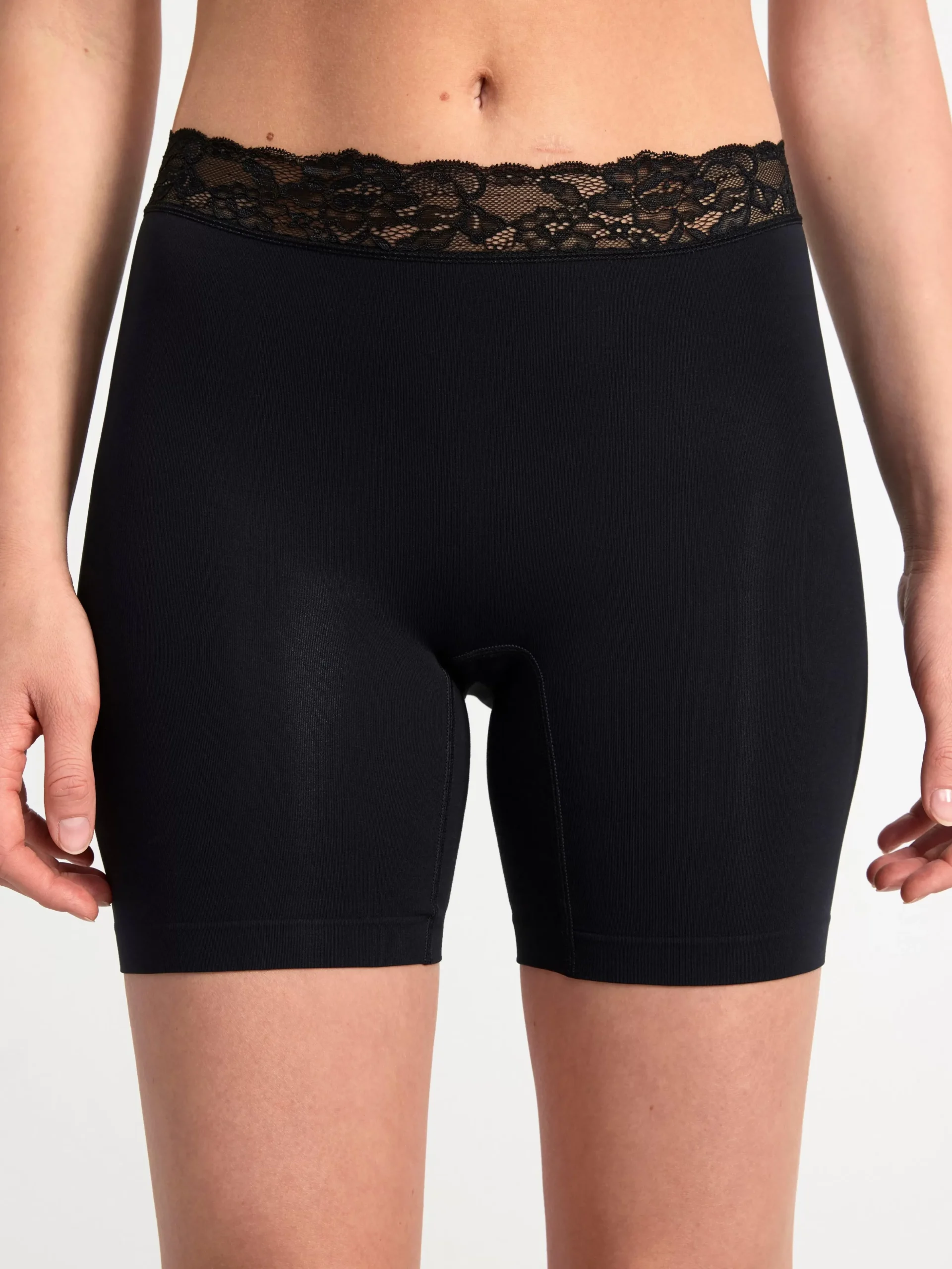 Trosor>Lindex Biker Trosa Med Hog Midja Black