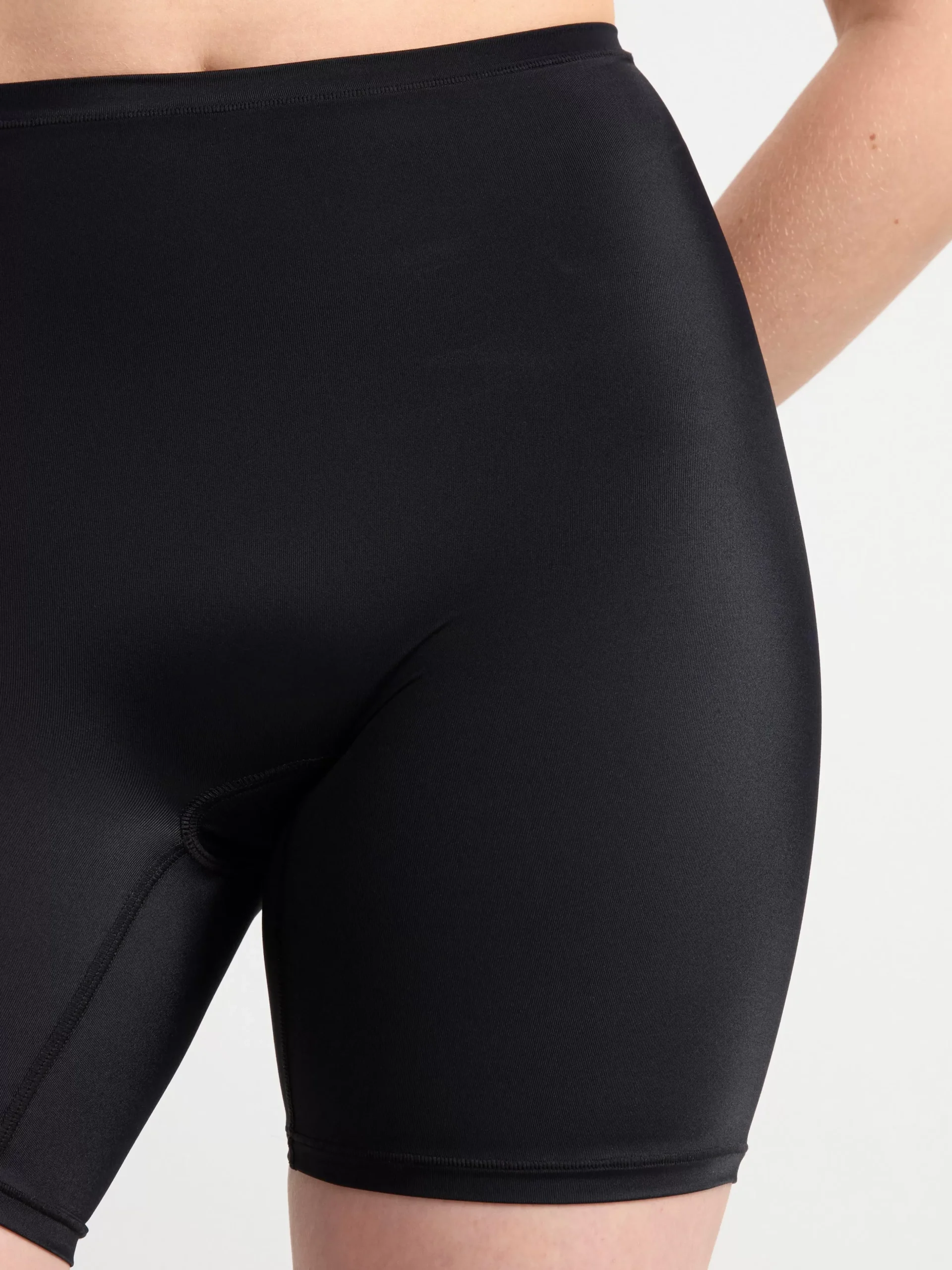 Trosor>Lindex Biker Trosa Med Hog Midja Black