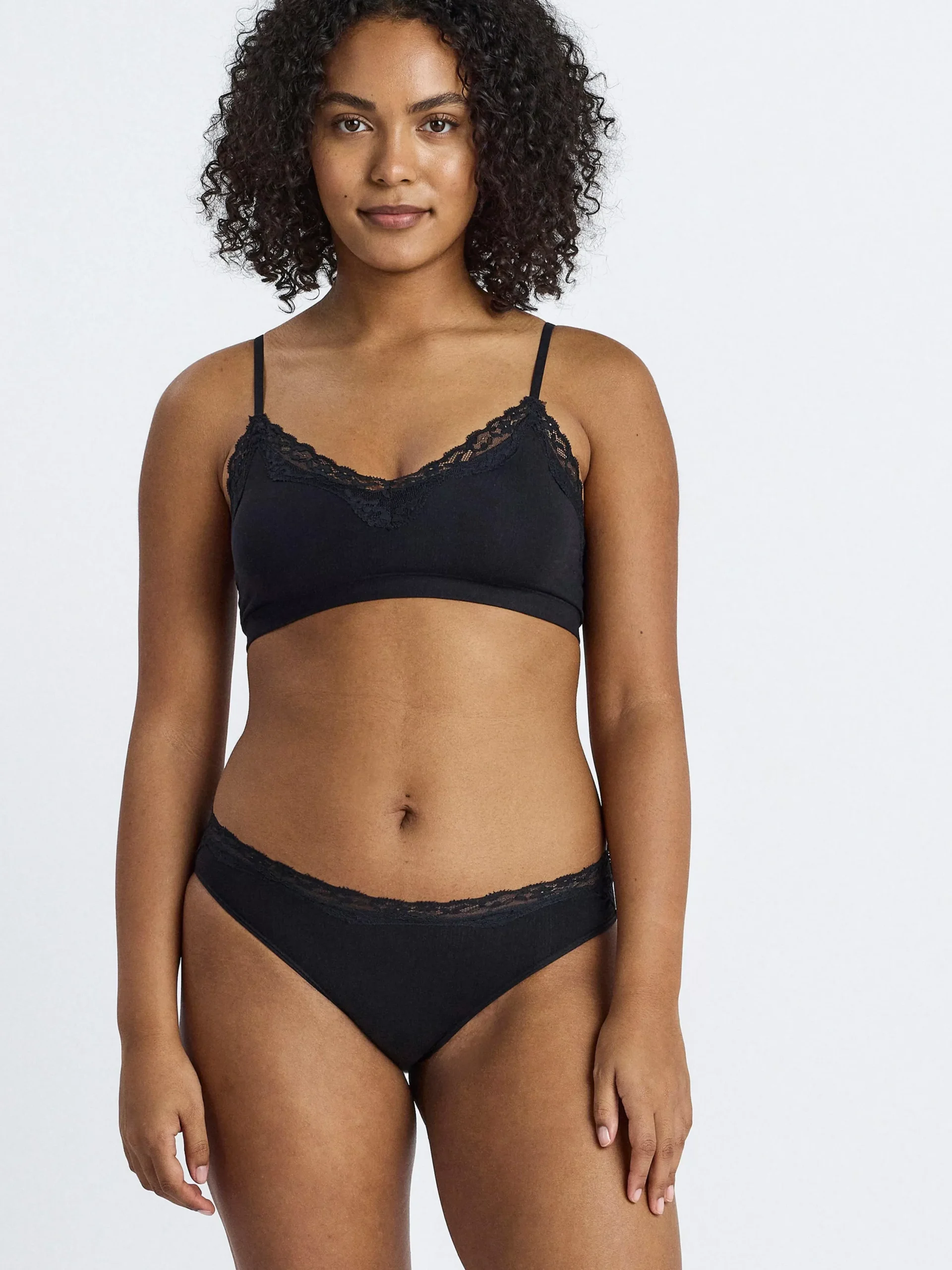 Trosor>Lindex Bikini Regular Waist Trosa Black