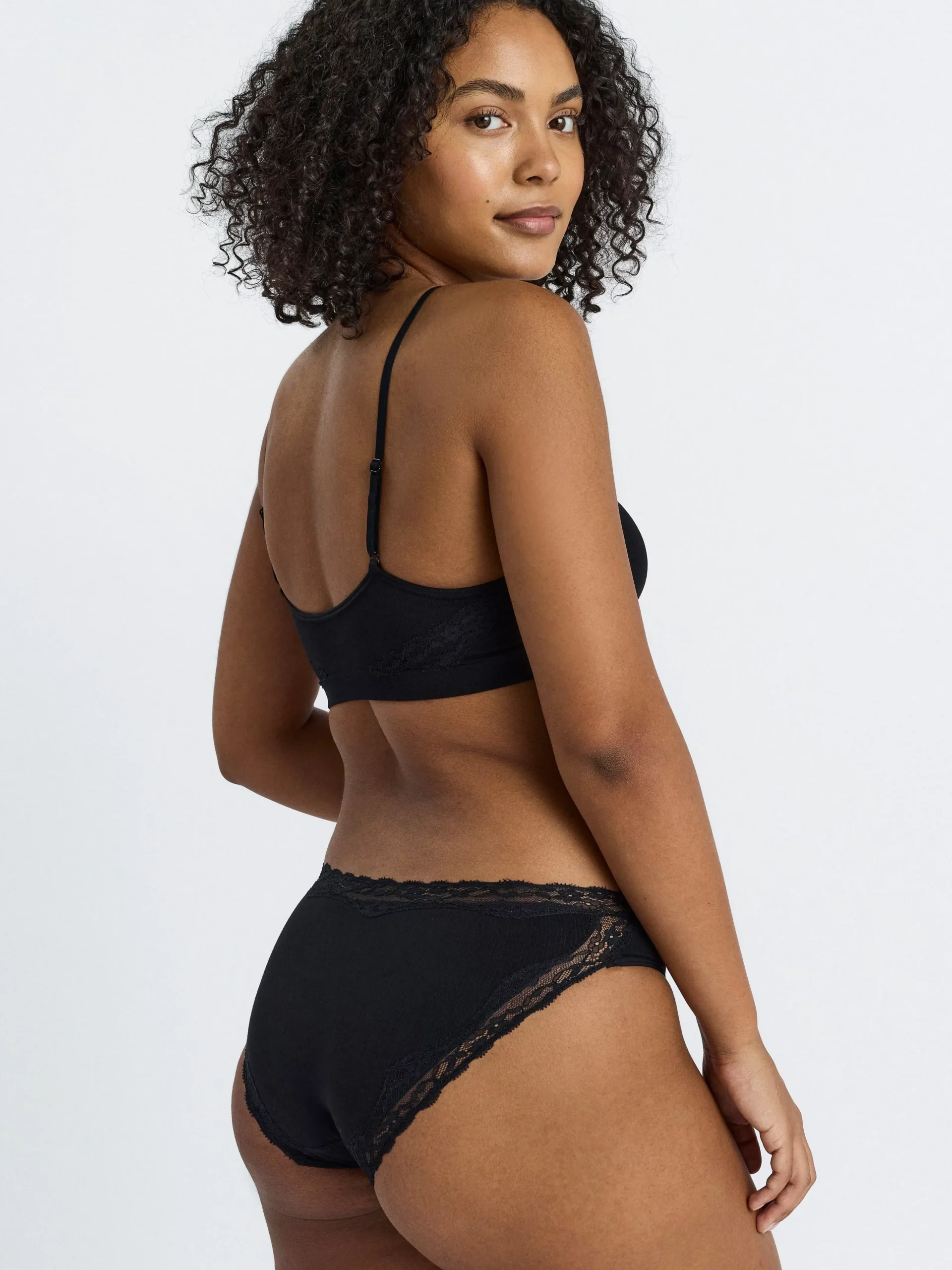 Trosor>Lindex Bikini Regular Waist Trosa Black