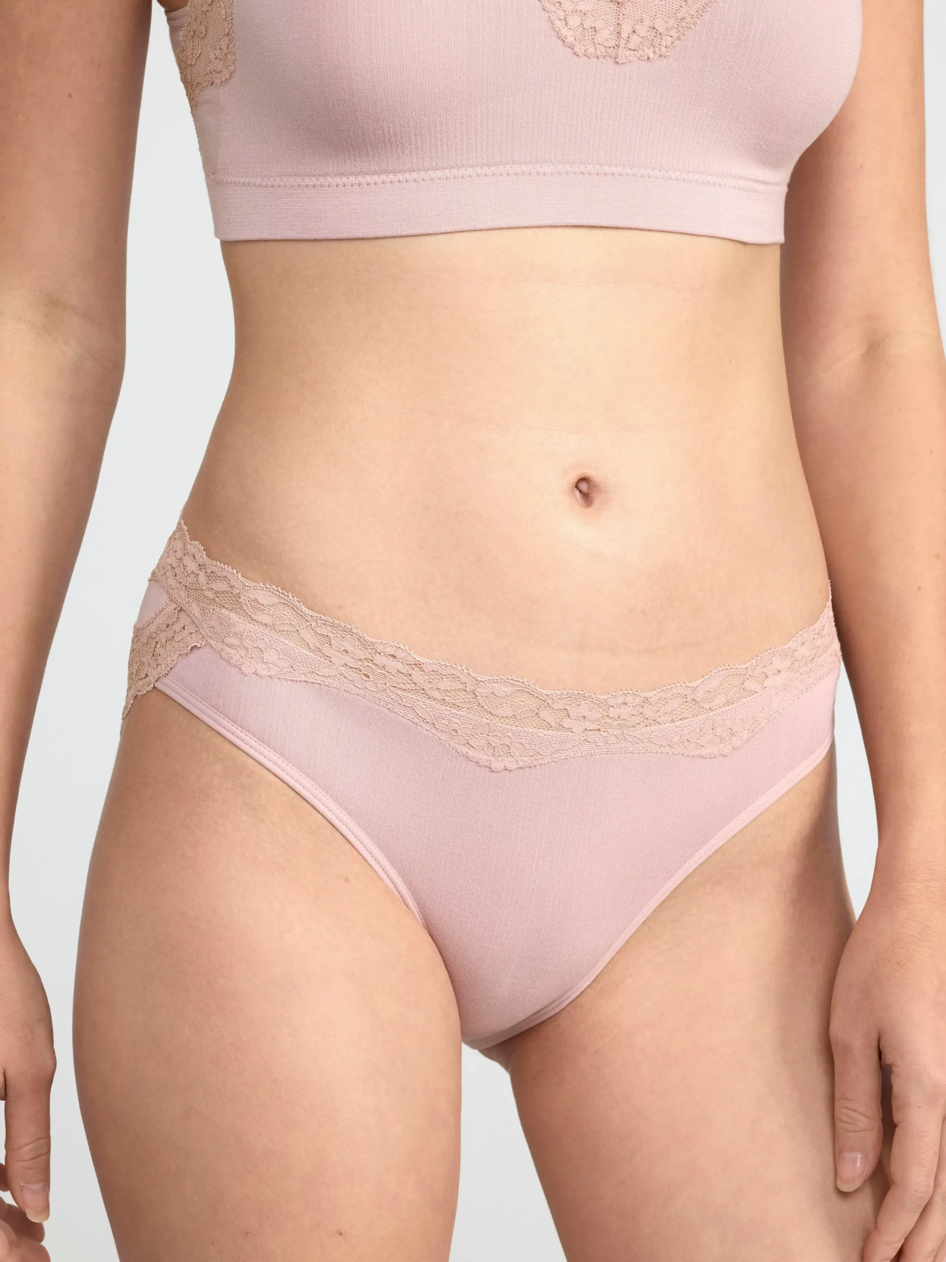 Trosor>Lindex Bikini Regular Waist Trosa Dusty Pink