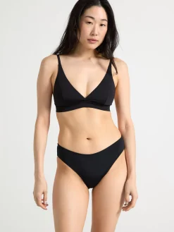 Badkläder>Lindex Bikinitrosa Med Normalhog Midja Black