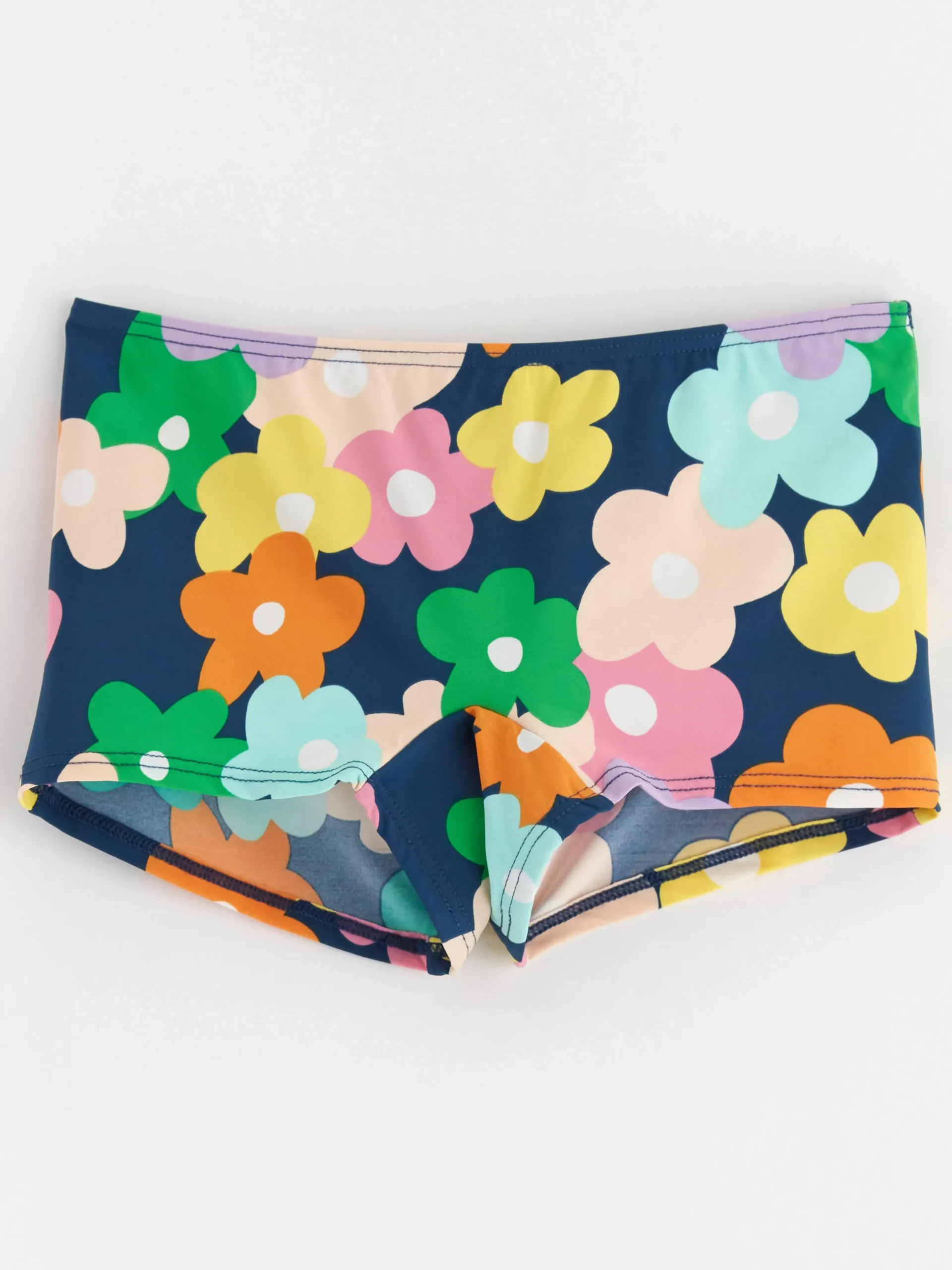 Badkläder & Uv>Lindex Bikiniunderdel Med Blommor Dark Dusty Blue