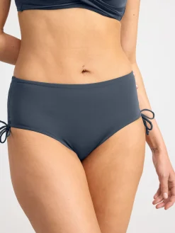 Badkläder>Lindex Bikiniunderdel Med Medelhog Midja Och Knytdetaljer Dark Blue