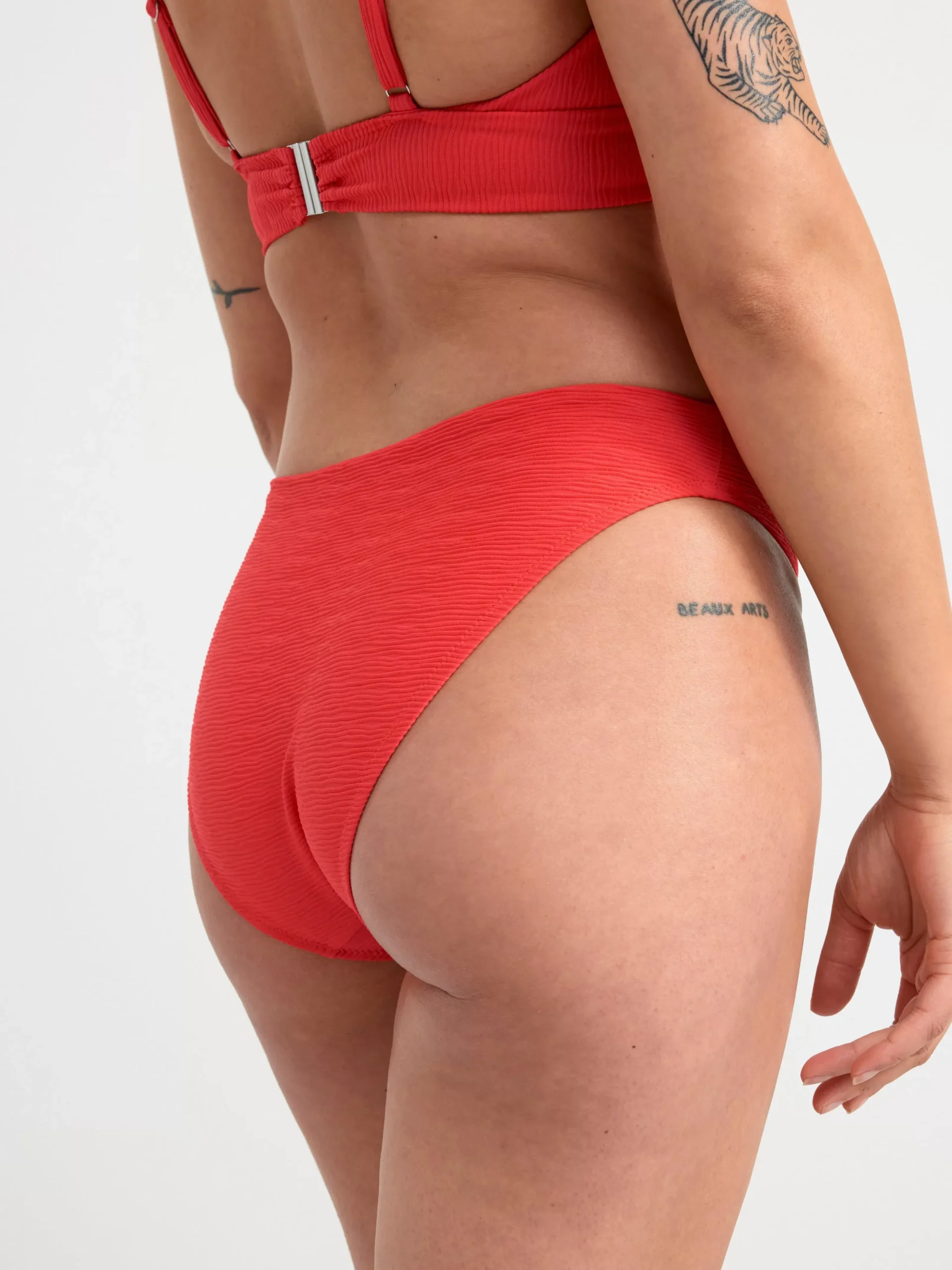 Badkläder>Lindex Bikiniunderdel Regular Waist Light Red