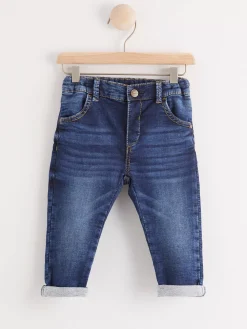 Byxor & Leggings>Lindex Bla Trikajeans Denim Blue