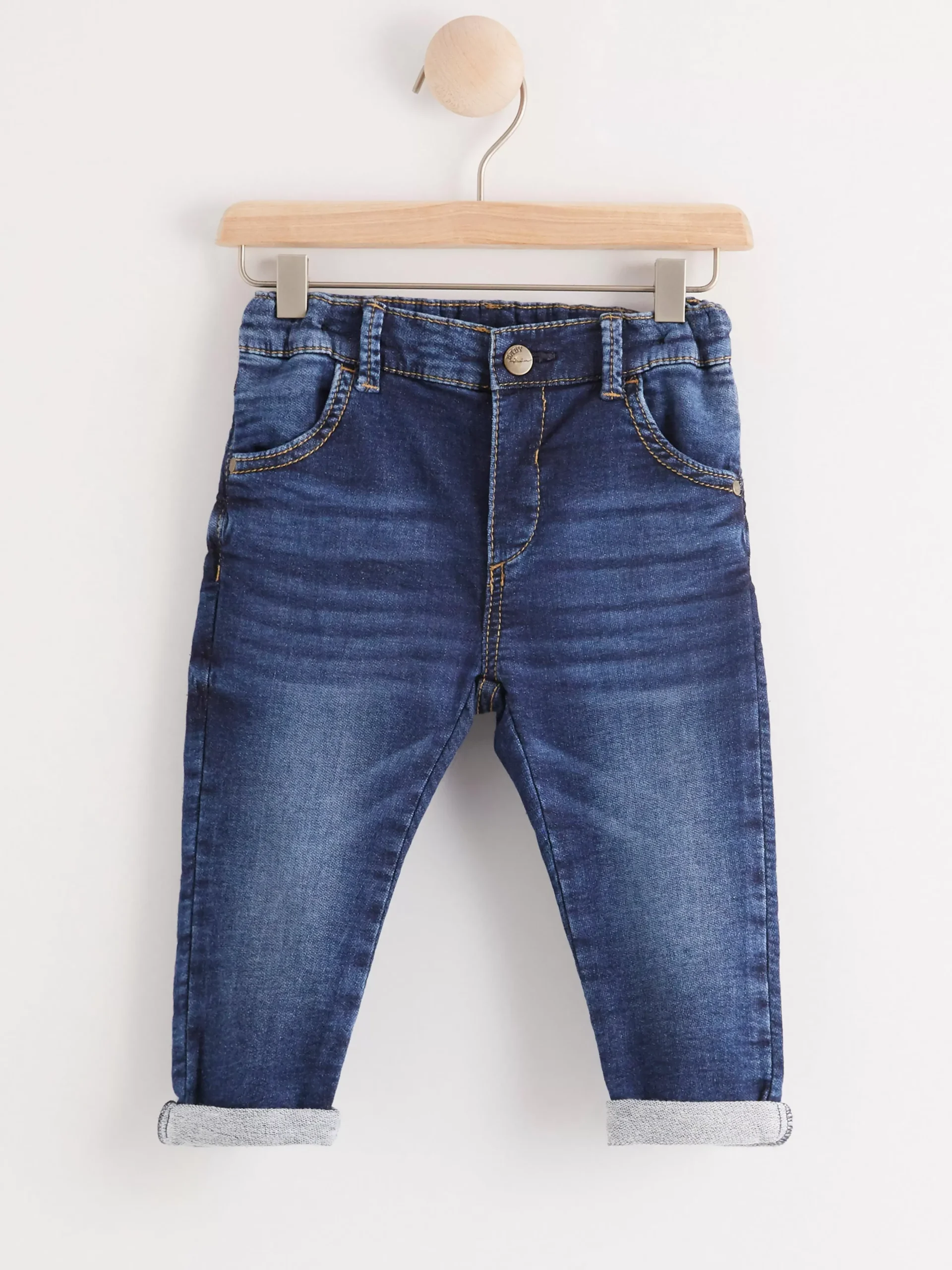 Byxor & Leggings>Lindex Bla Trikajeans Denim Blue