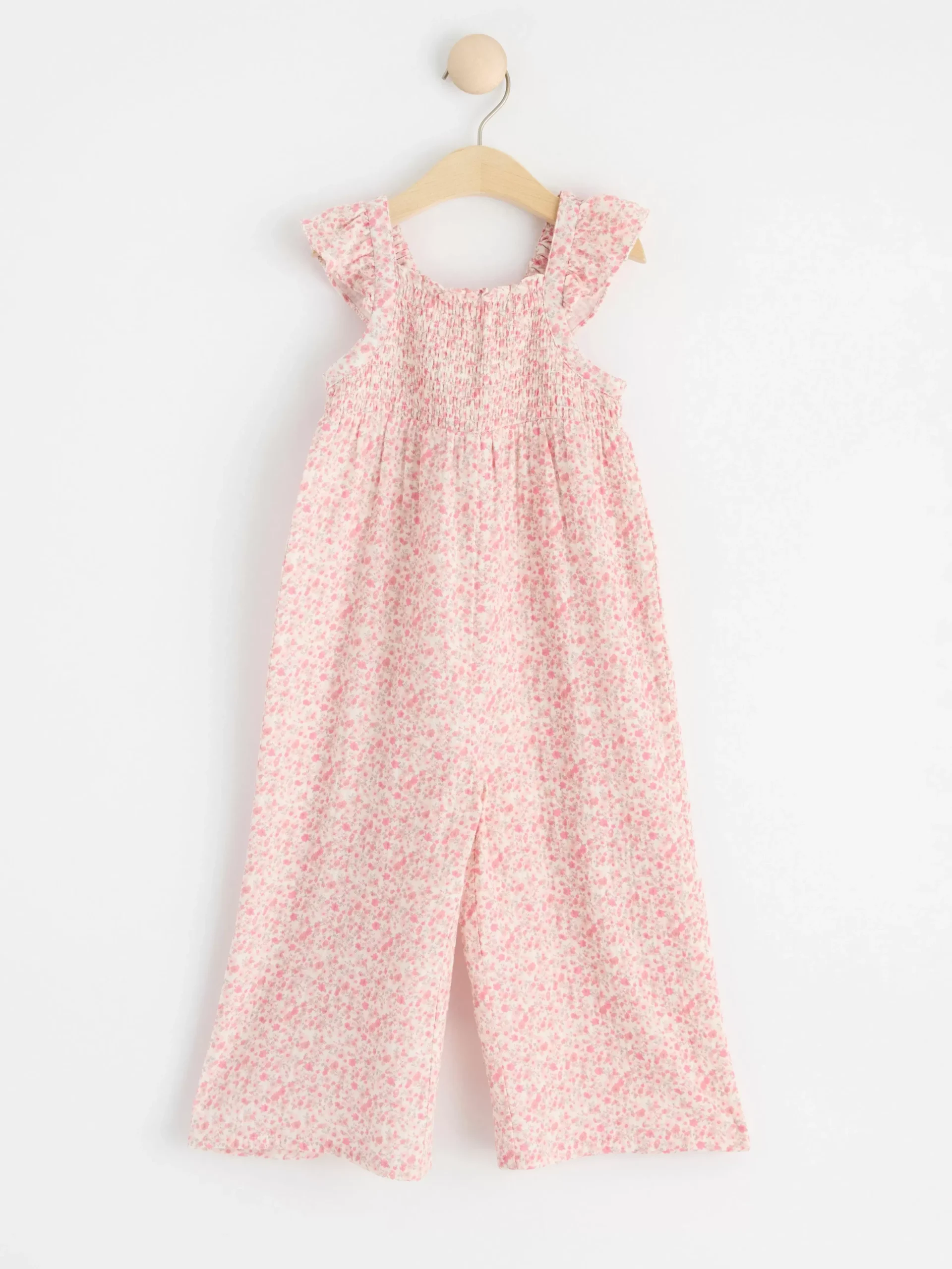 Jumpsuits>Lindex Blommig Jumpsuit Light Pink
