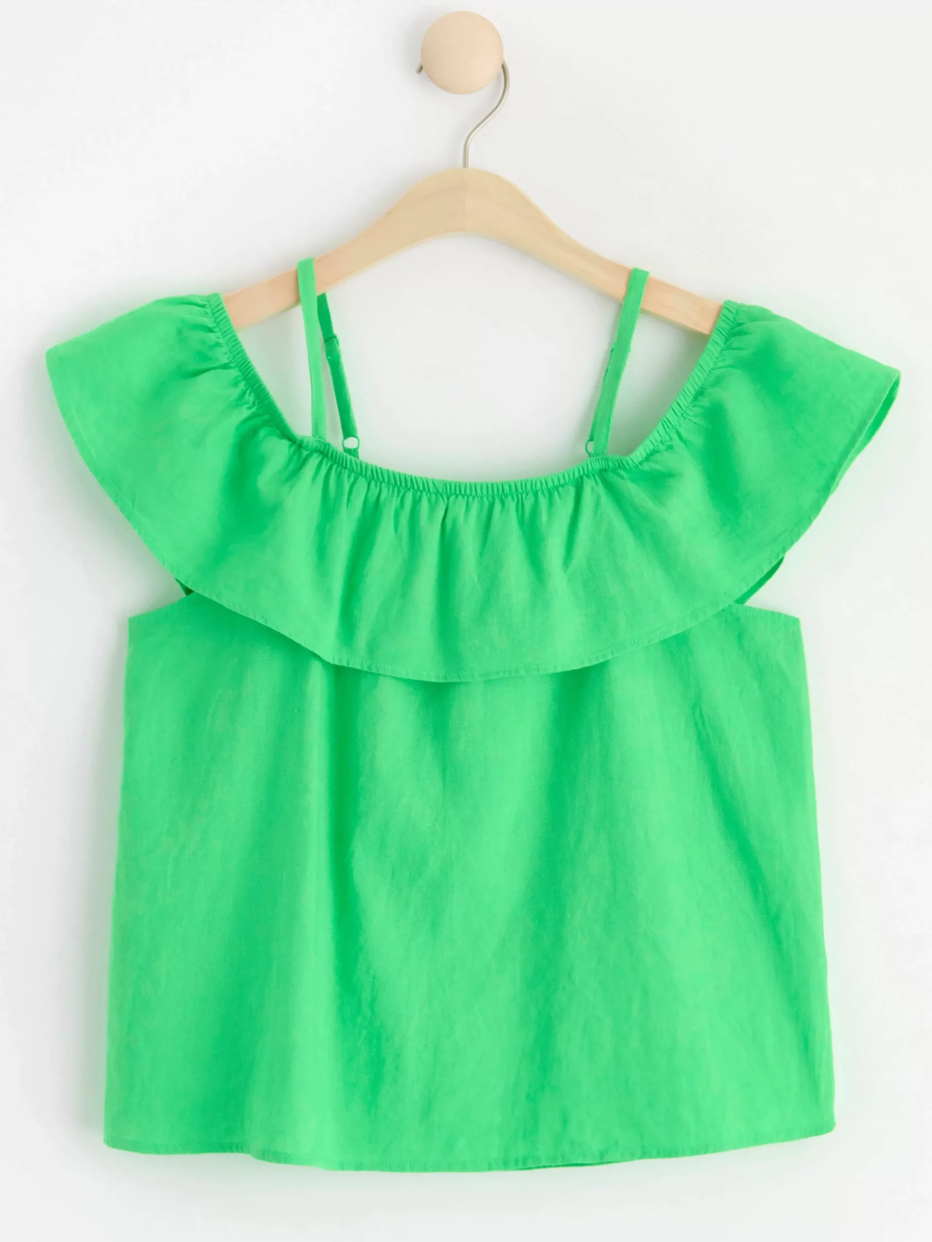 Toppar & T-Shirts>Lindex Blus I Linneblandning Green