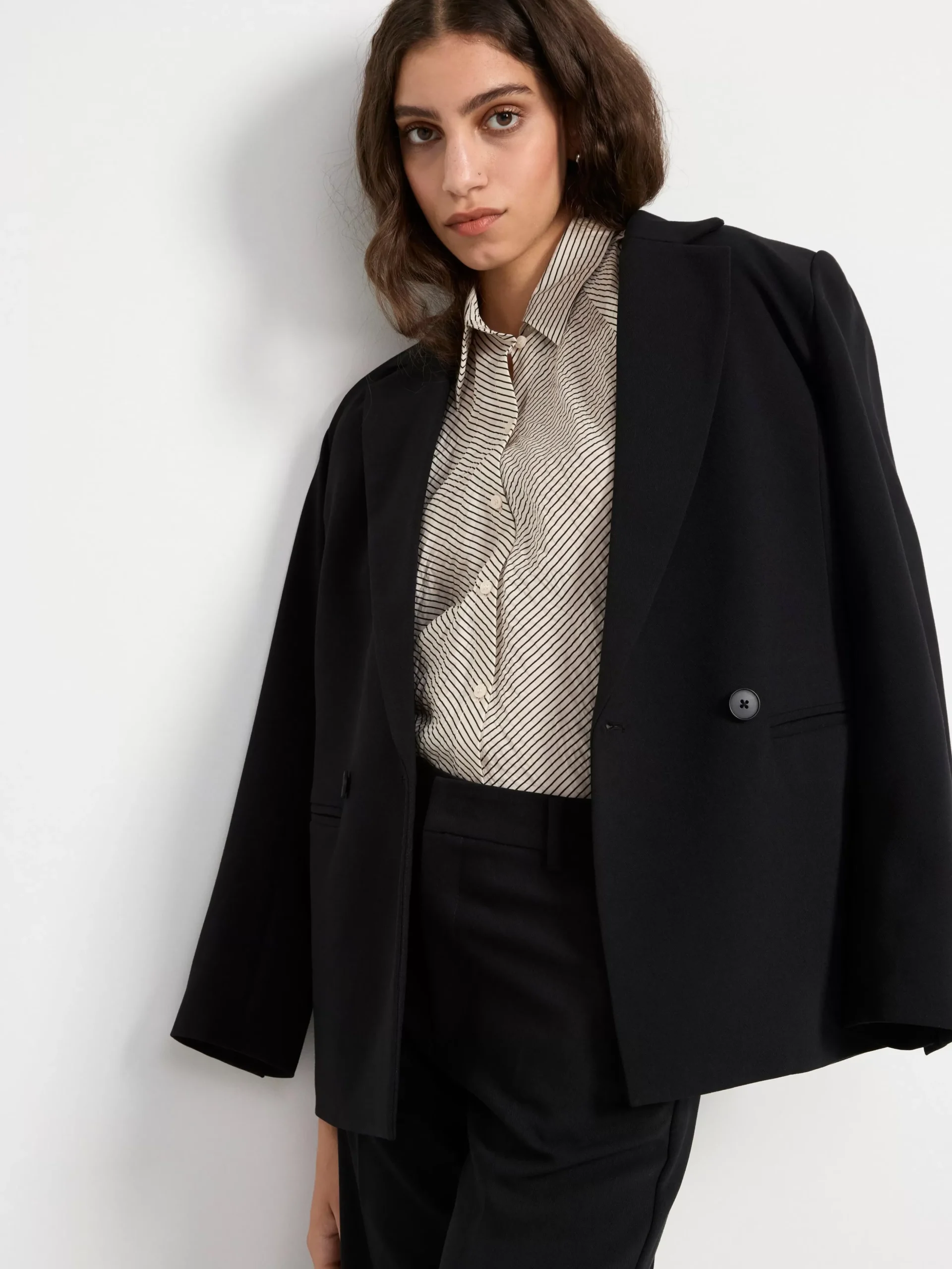 Blusar & Skjortor>Lindex Blus Med Puffarm Light Beige