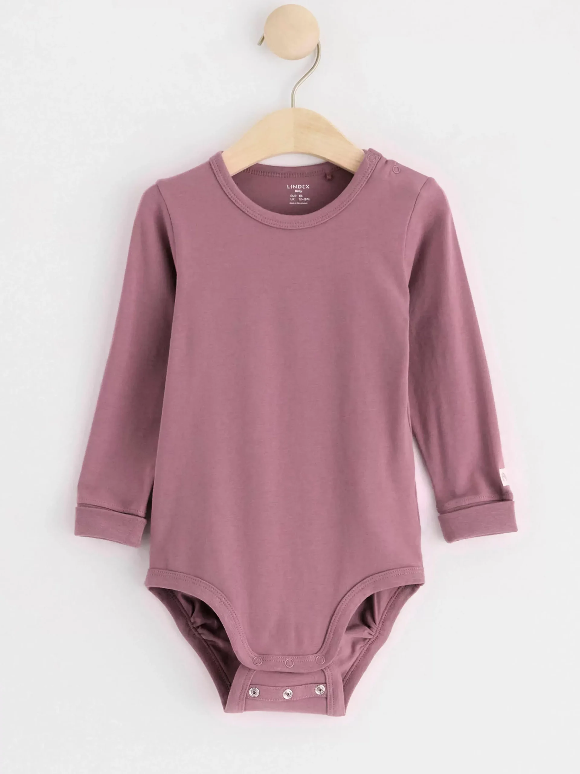 Bodies>Lindex Body Med Langa Armar Dusty Lilac