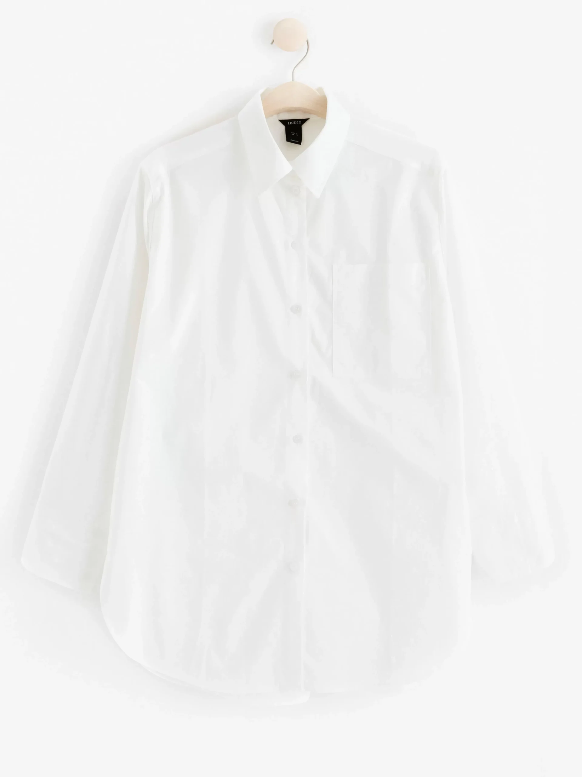 Blusar & Skjortor>Lindex Bomullsskjorta I Oversize-Modell White