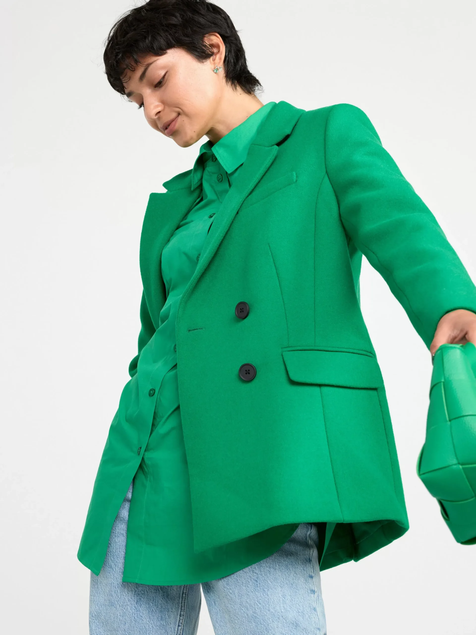 Blusar & Skjortor>Lindex Bomullsskjorta I Oversize-Modell Green